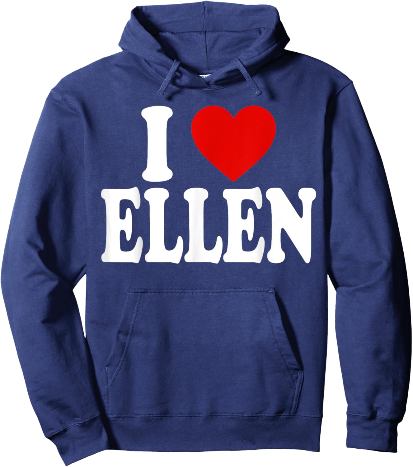 I Heart Love Ellen Hoodie - Hoodie | Navy
