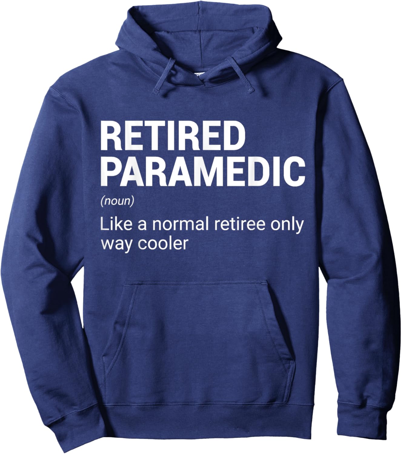 Retired Paramedic EMS emergency medical technician Paramedic Hoodie - Hoodie | Navy