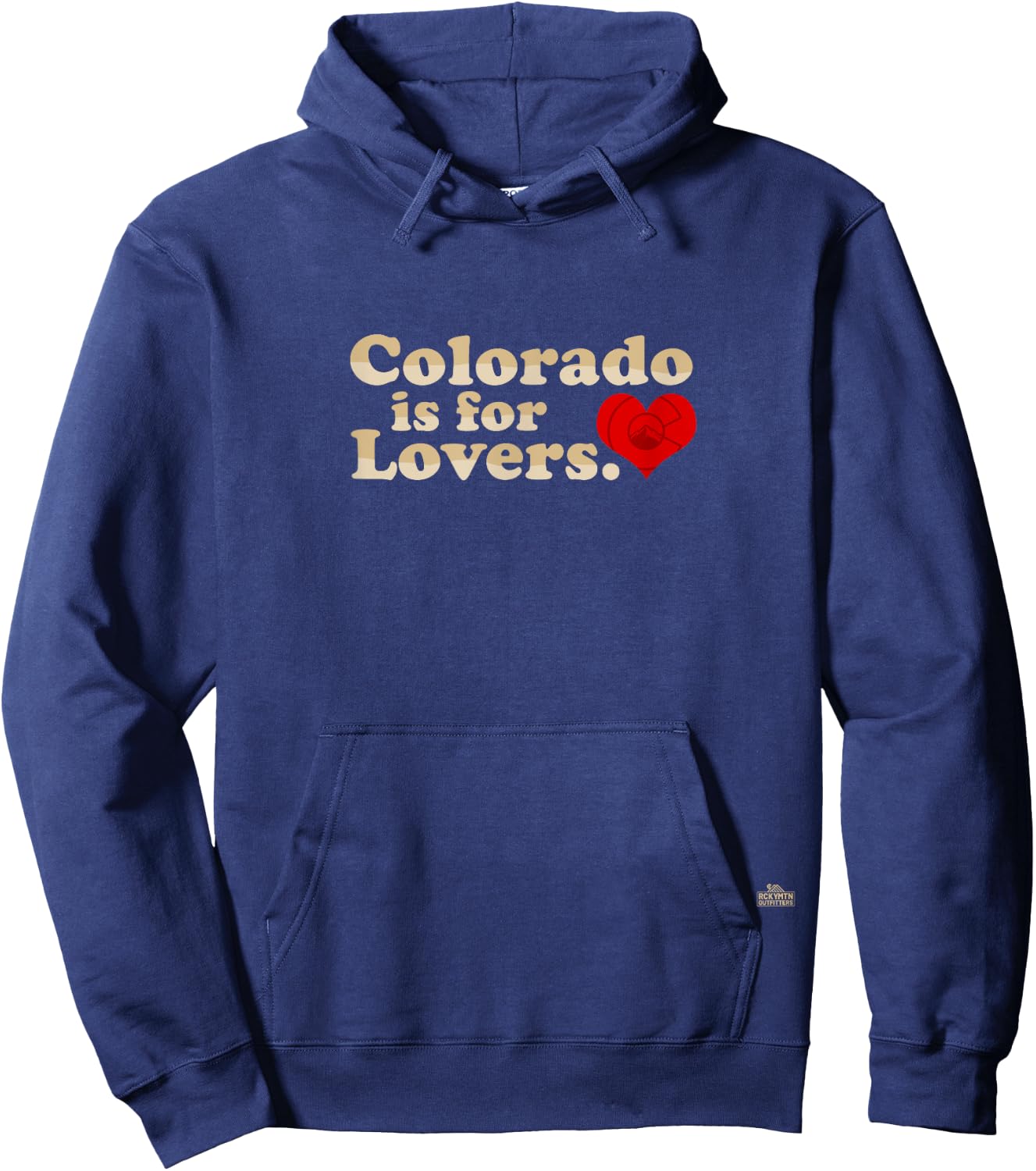 Colorado is for Lovers - Rocky Mountain Outfitters Hoodie - Hoodie | Navy