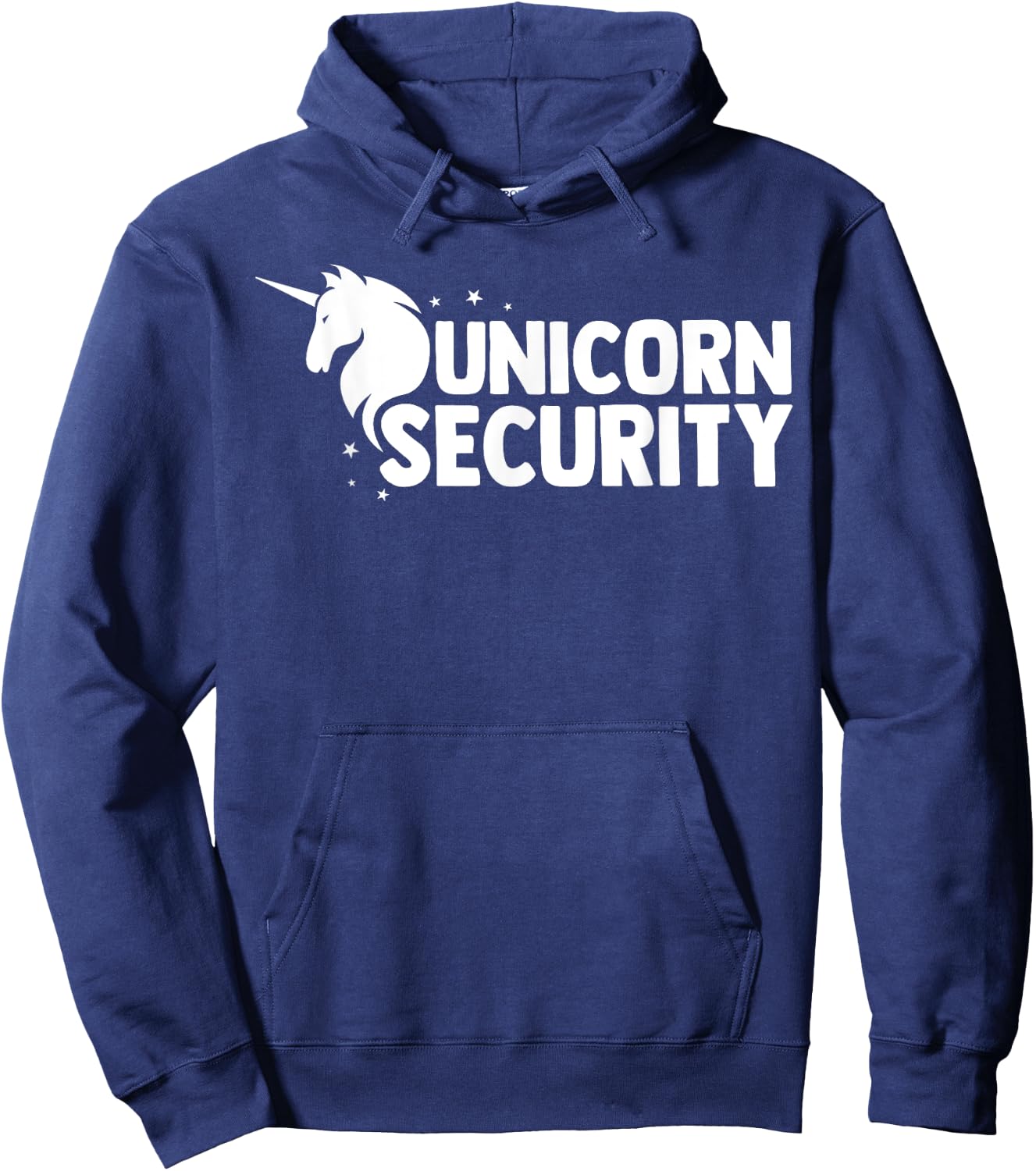 Unicorn Security Squad Symbol Funny Dad Brother Gift Hoodie - Hoodie | Navy