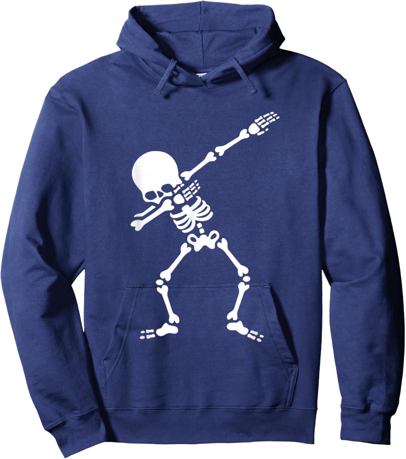 Dabbing Skeleton Dab Boys Funny Halloween Kids Adult Hoodie - Hoodie | Navy