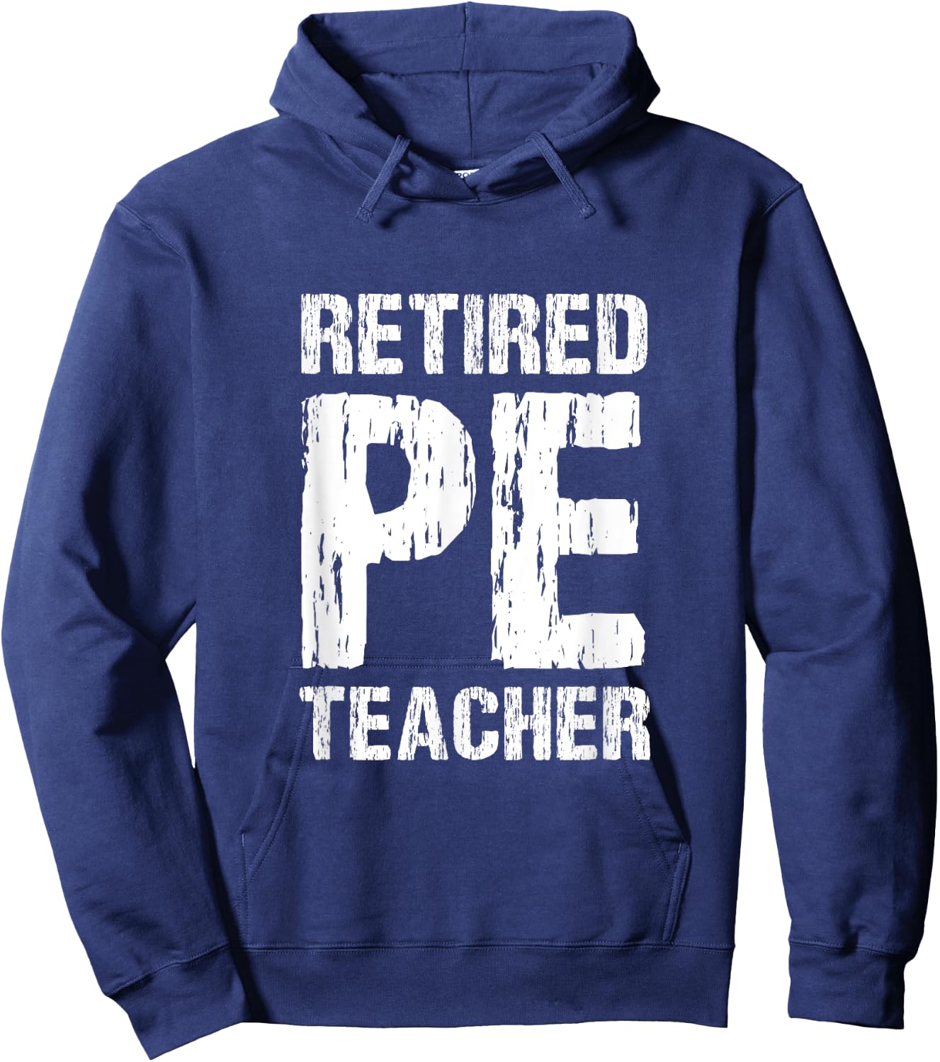 Retired PE Teacher Retirement Phys Ed Physical Education Hoodie - Hoodie | Navy