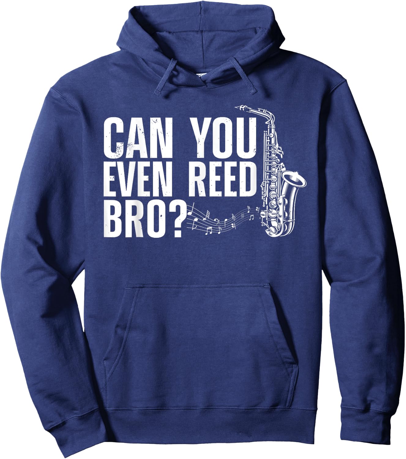 Funny Saxophone Design Women Saxophone Player Reed Small Hoodie - Hoodie | Navy