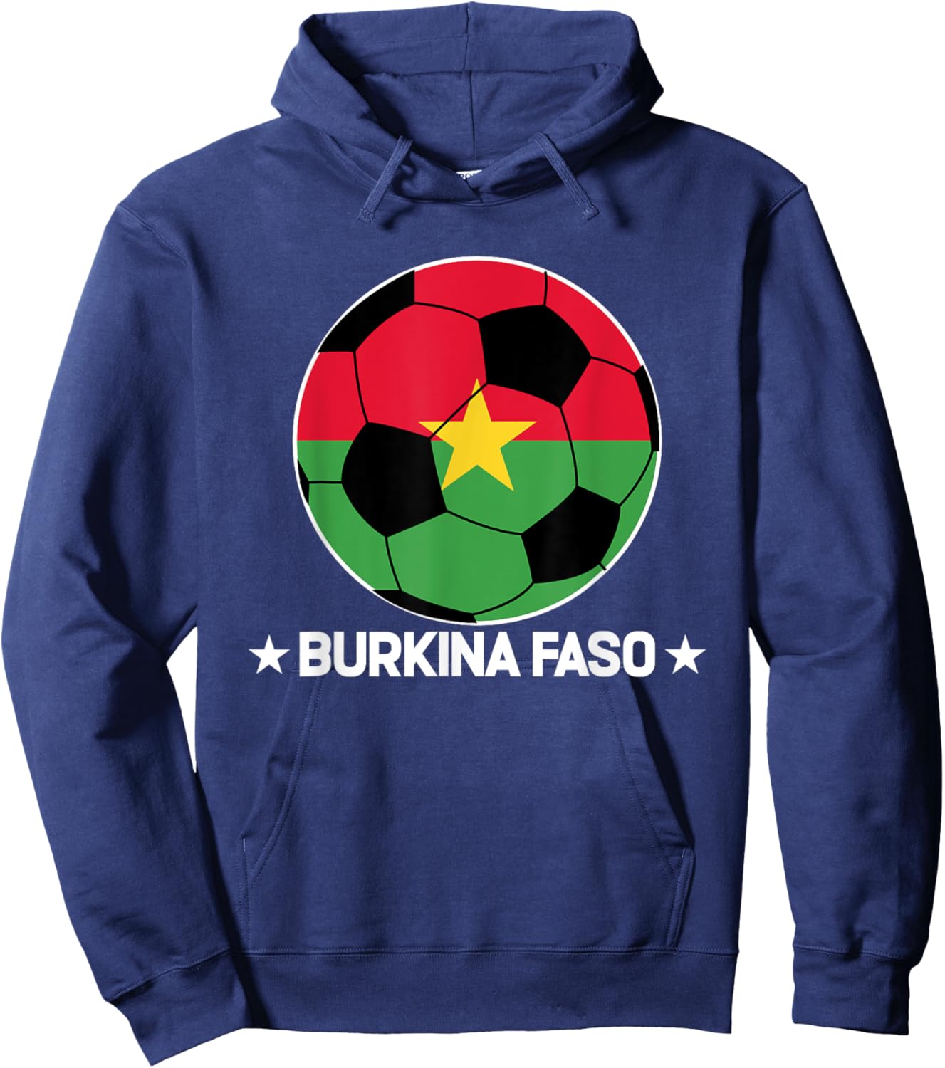 Burkina Faso Soccer Team Burkina Faso Flag Jersey Football Hoodie - Hoodie | Navy