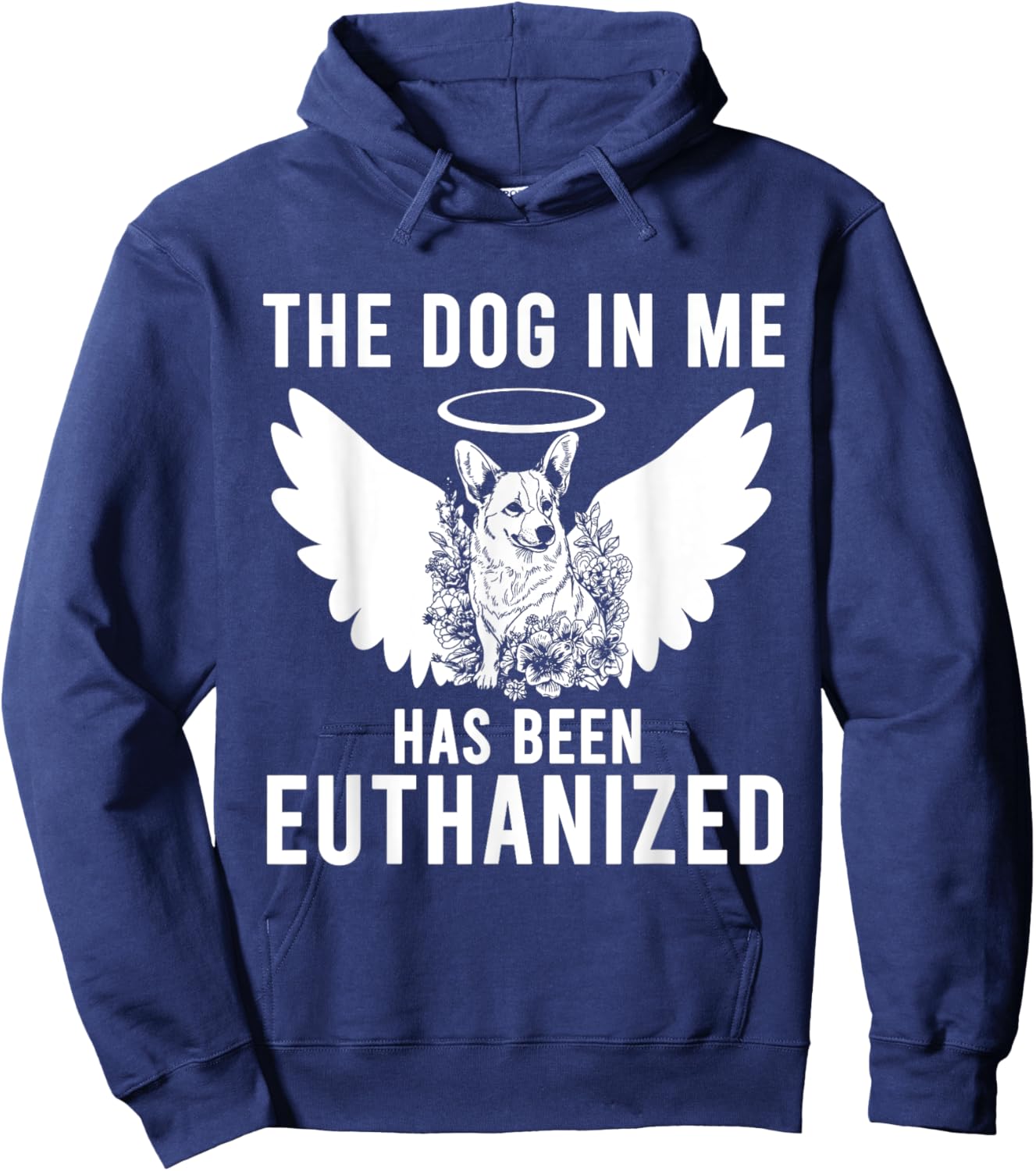 The Dog In Me Has Been Euthanized Women Hoodie - Hoodie | Navy