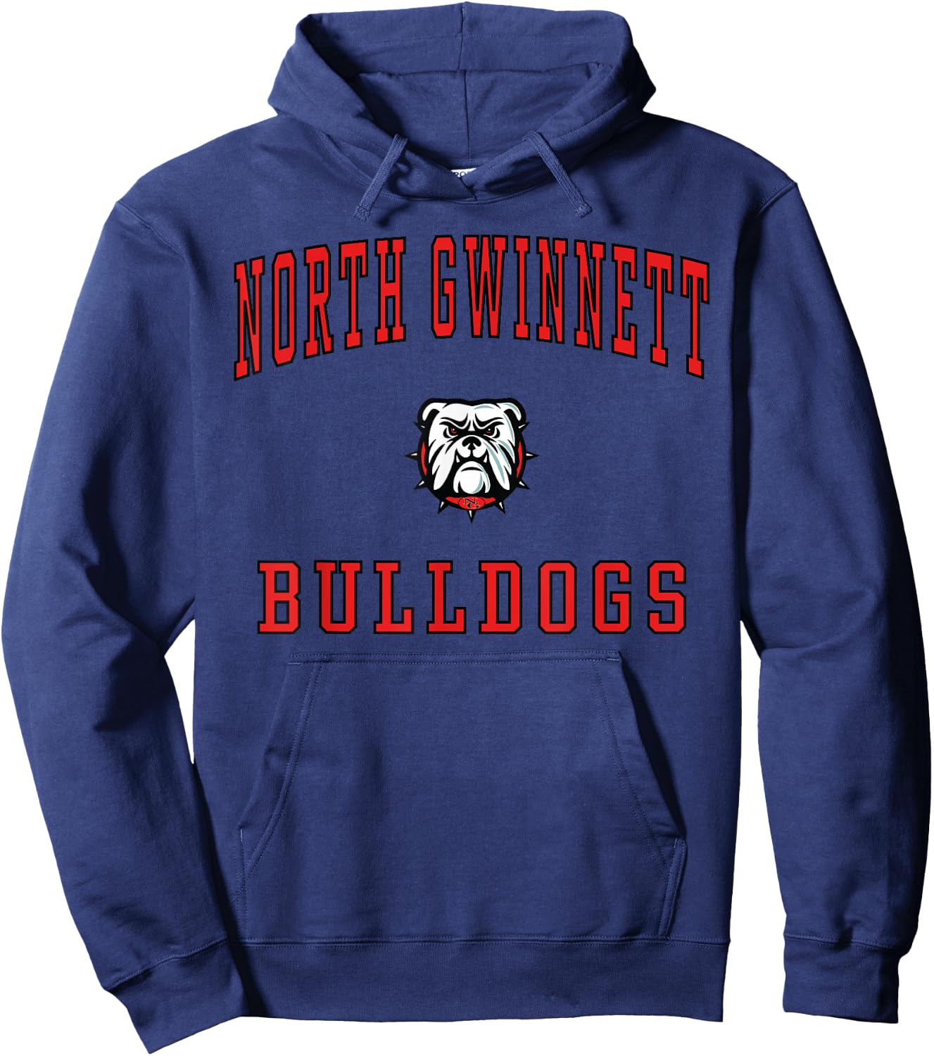 North Gwinnett High School Bulldogs Hoodie - Hoodie | Navy