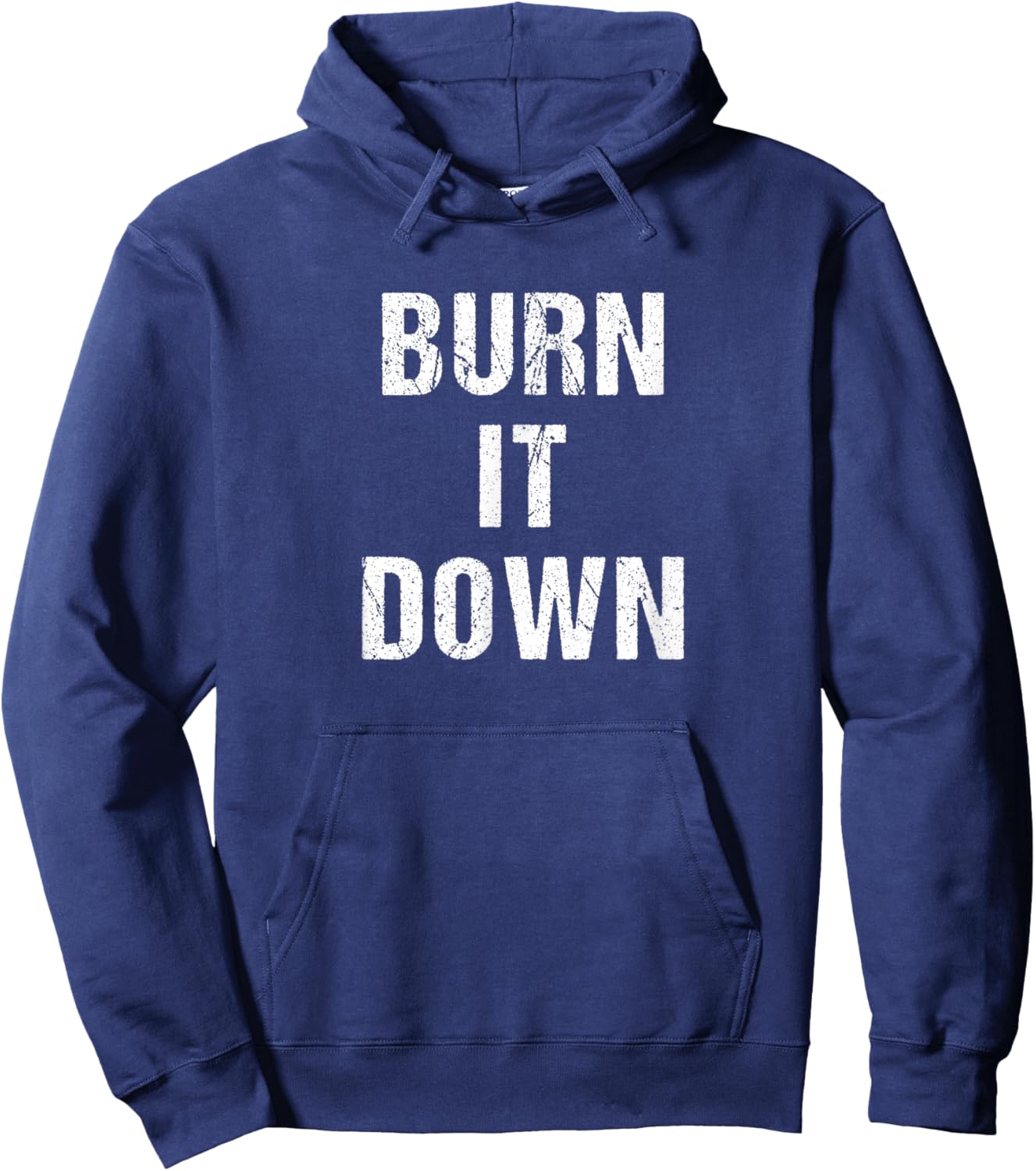 Burn It Down Hoodie - Hoodie | Navy