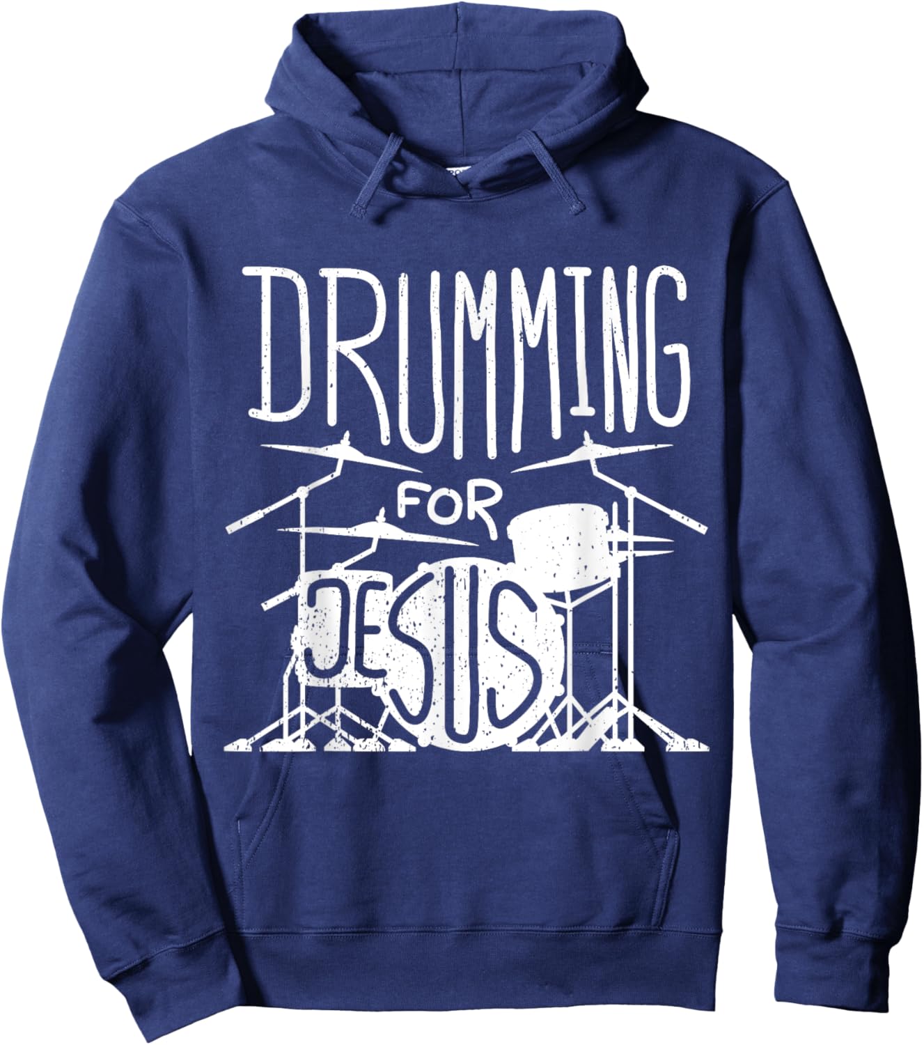 Drumming For Jesus Hoodie - Hoodie | Navy