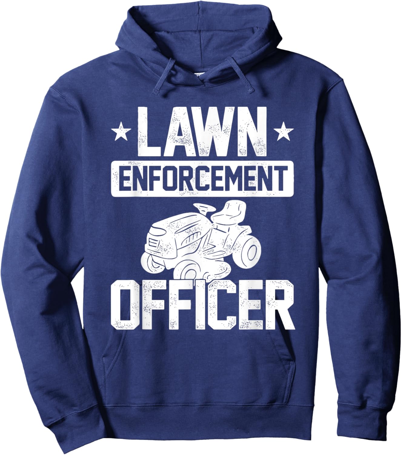 Sparta Buy Lawn Enforcement Officer - Black, -Adults, Classic Fit, Short Sleeve, , Small Hoodie - Hoodie | Navy