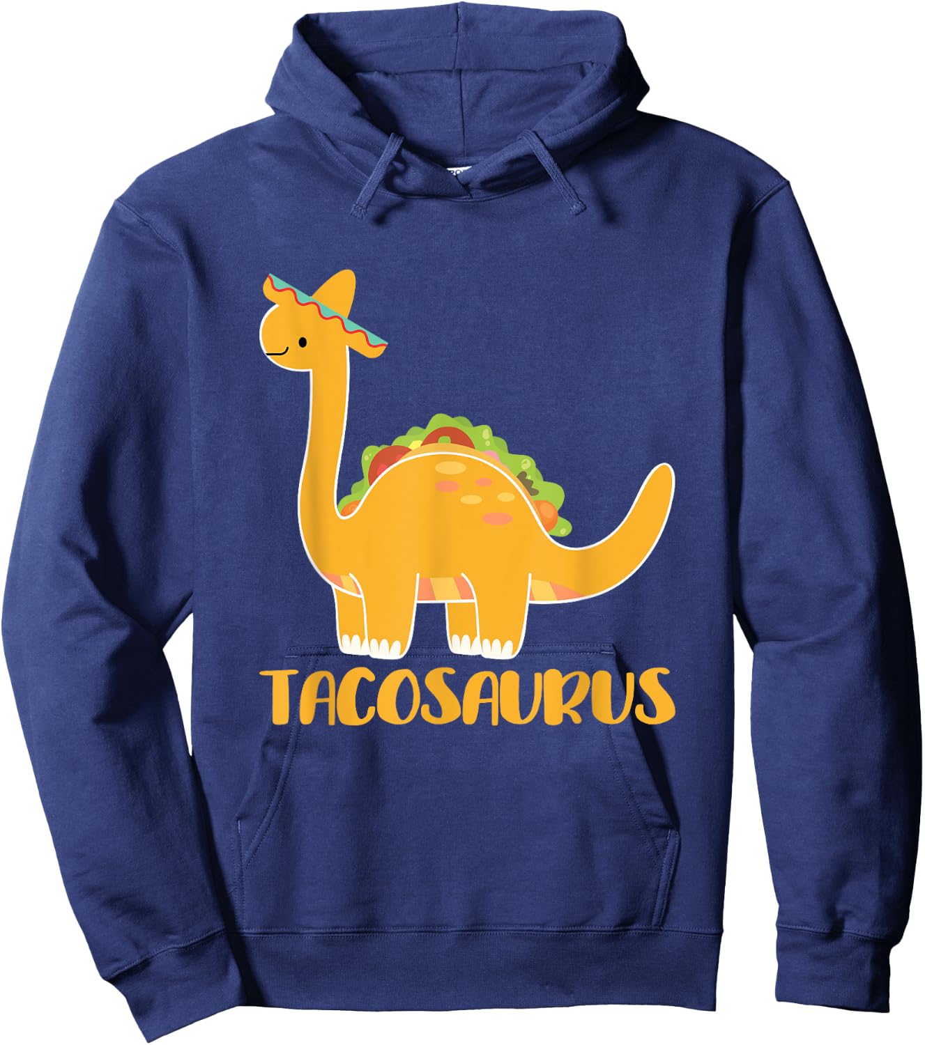 Tacosaurus Brachiosaurus Funny Taco Dino Hoodie - Hoodie | Navy