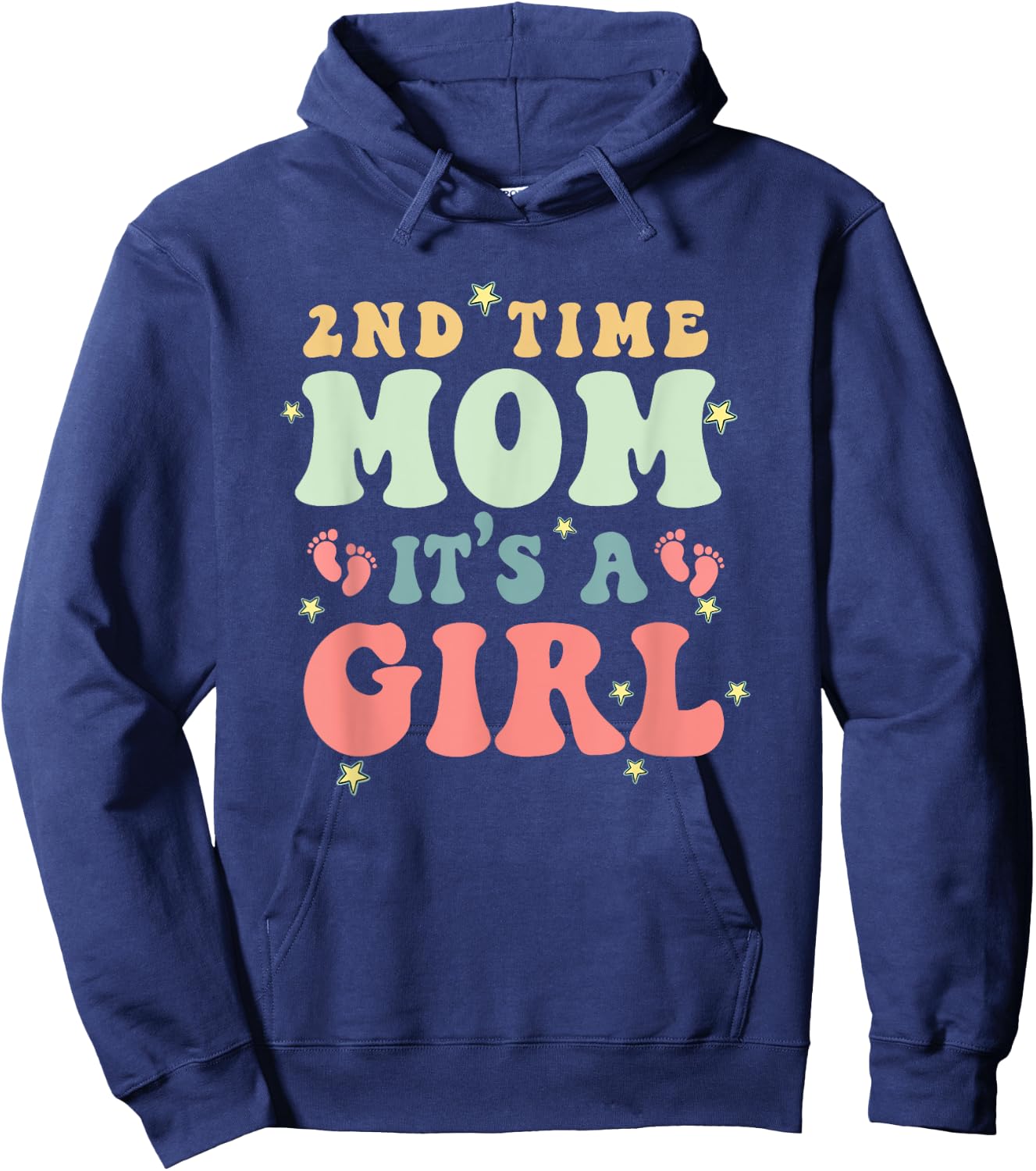 T-Shirt Hoodie - Hoodie | Navy