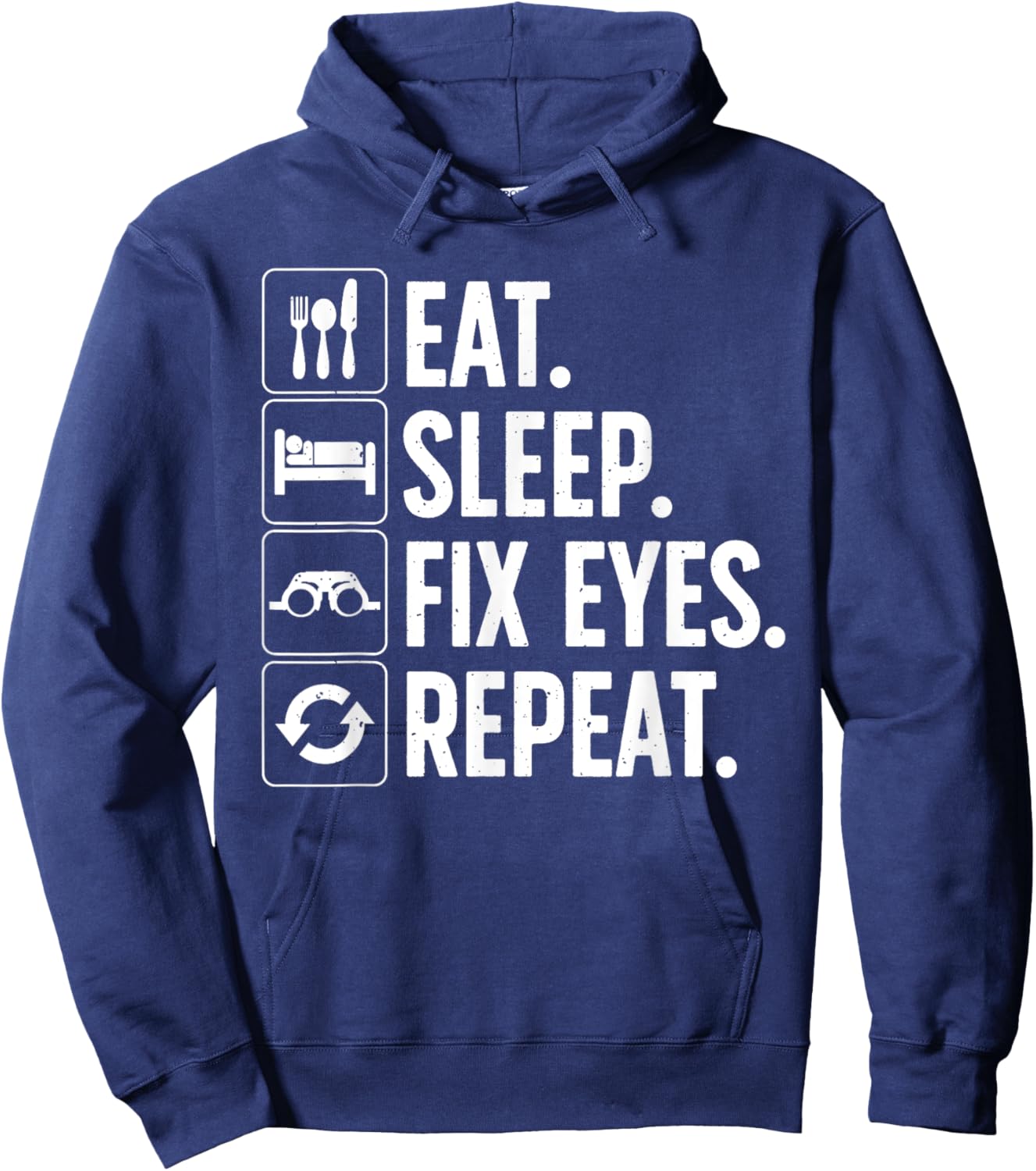 Eye Surgeon Art Women Eye Doctor Ophthalmologist Hoodie - Hoodie | Navy