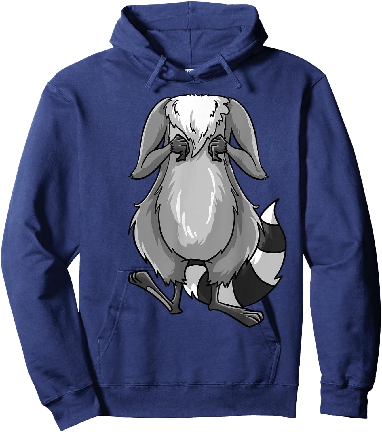 Cool Headless Raccoon Halloween Costume Funny Lazy DIY Gift Hoodie - Hoodie | Navy