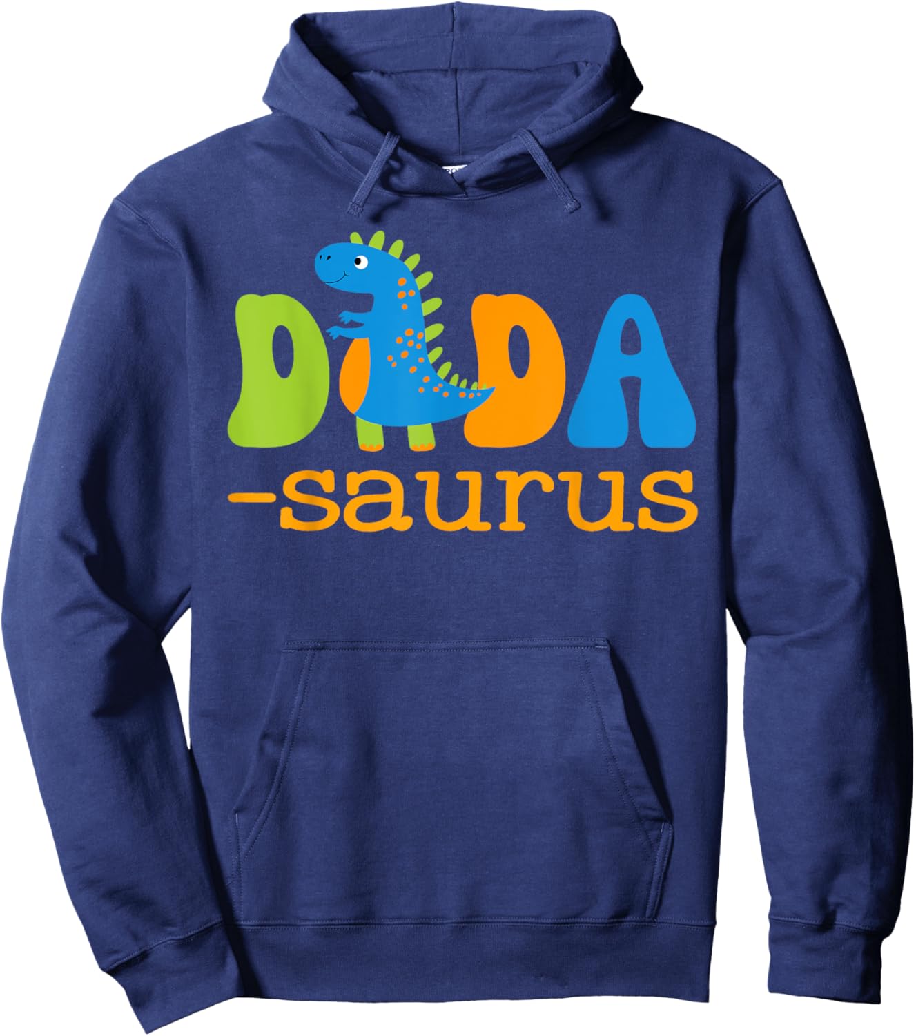 Dadasaurus T Rex Dinosaur Dada Saurus Family Matching Hoodie - Hoodie | Navy