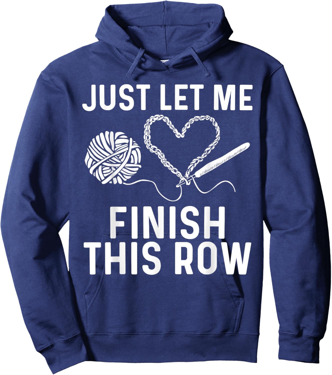 Best Crocheting Art Women Crocheter Crochet Lover Hoodie - Hoodie | Navy