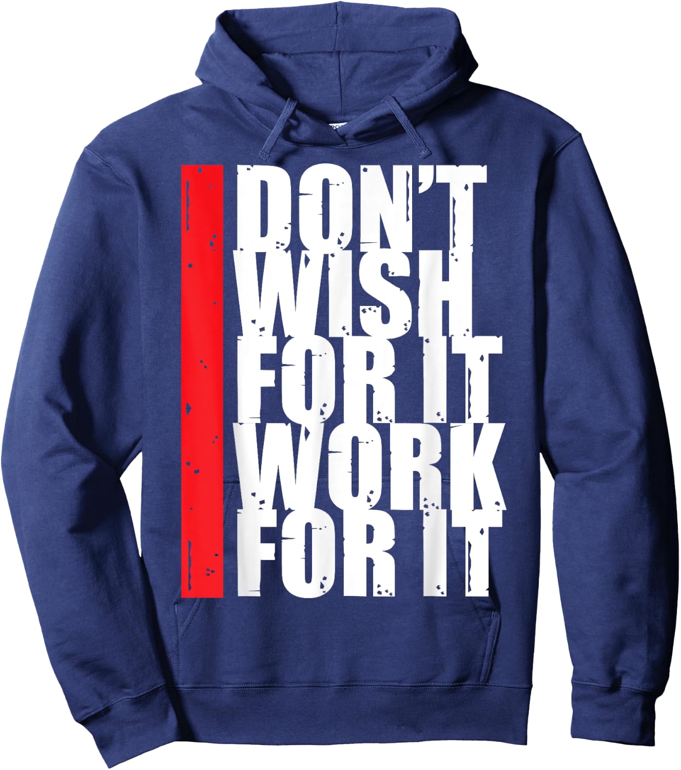 Work Harder Motivation Fitness Gym Entrepreneur Inspiration Hoodie - Hoodie | Navy