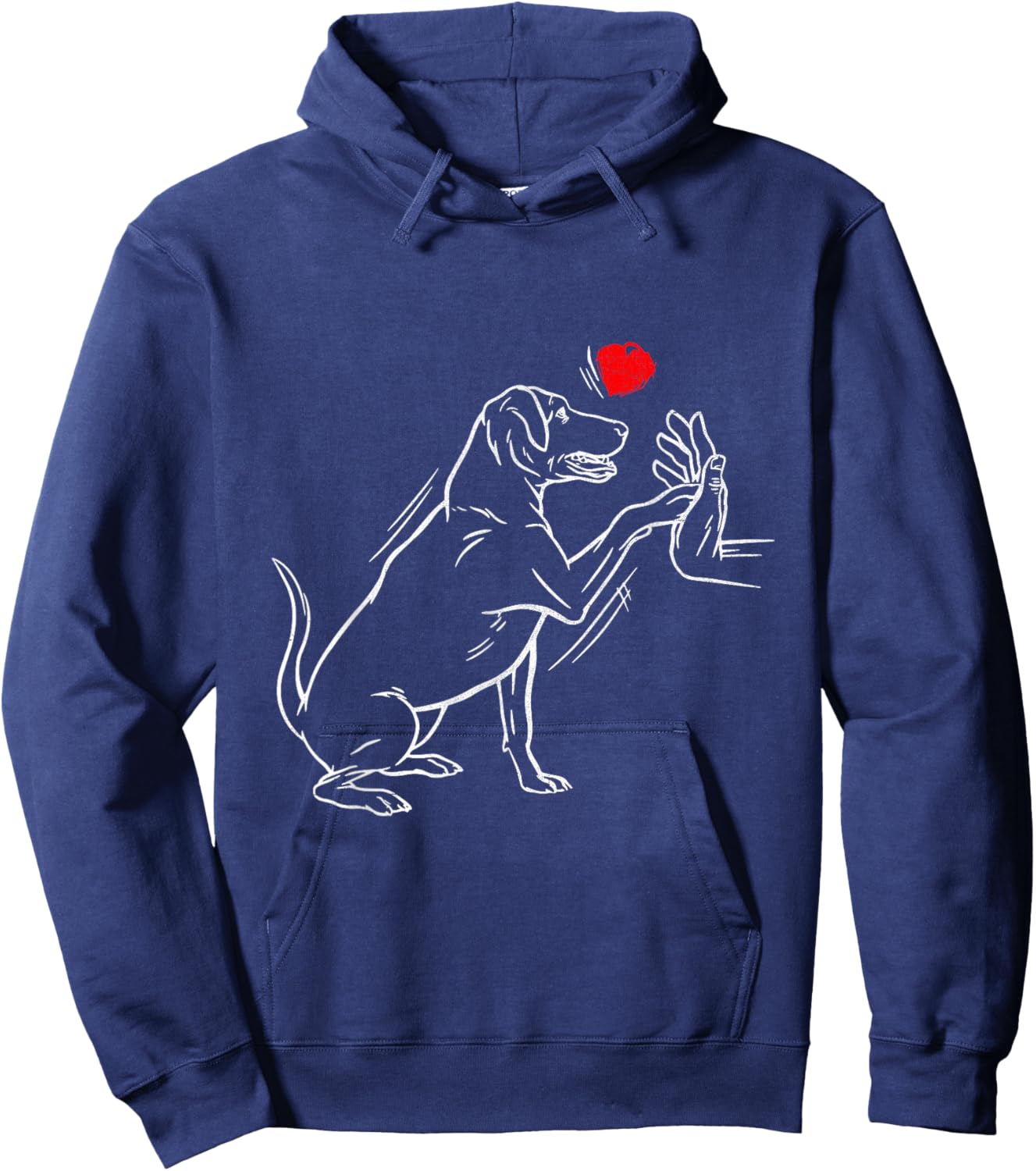 Labrador Retriever Labradors Black Lab Dad Mom Retrievers Hoodie - Hoodie | Navy