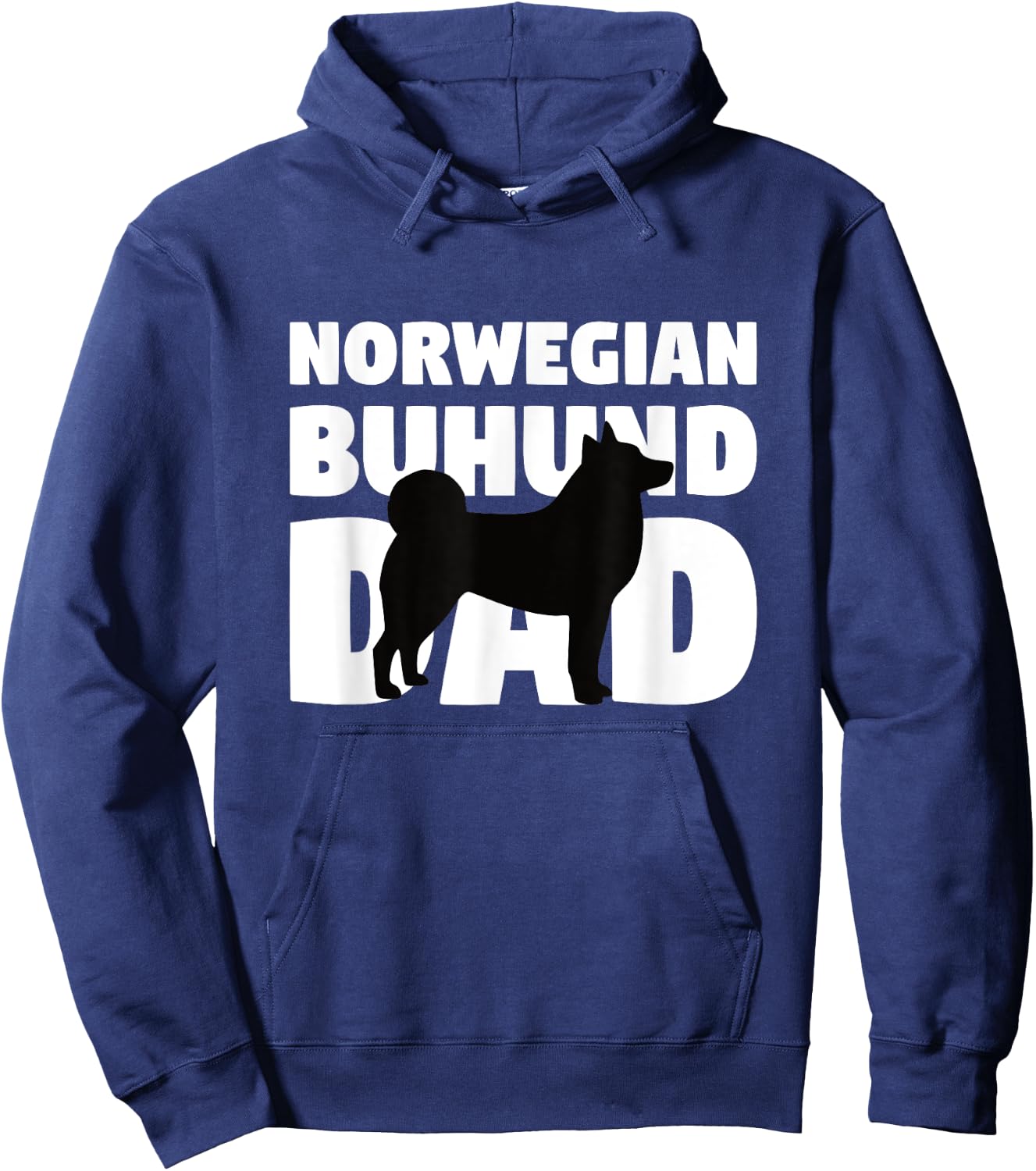 Norwegian Buhund Gift Dog Father Norwegian Buhund Dad Women Kids Hoodie - Hoodie | Navy