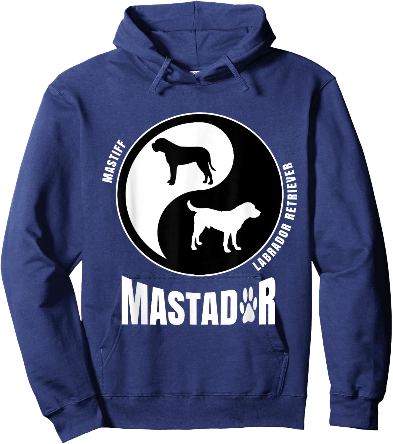 Mastador Dog Cross Breed Owners Breeders Pet Mastador Men Women Kids Hoodie - Hoodie | Navy