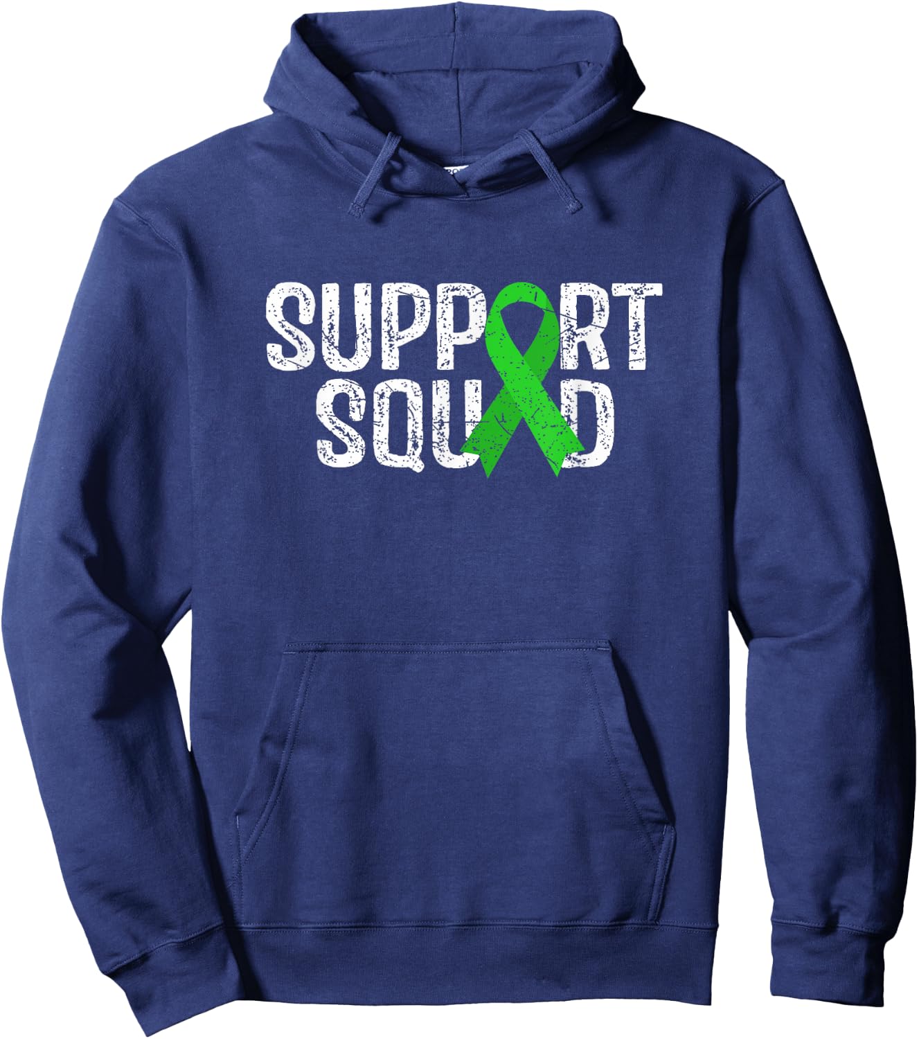 Support Squad Liver Disease Awareness Hoodie - Hoodie | Navy