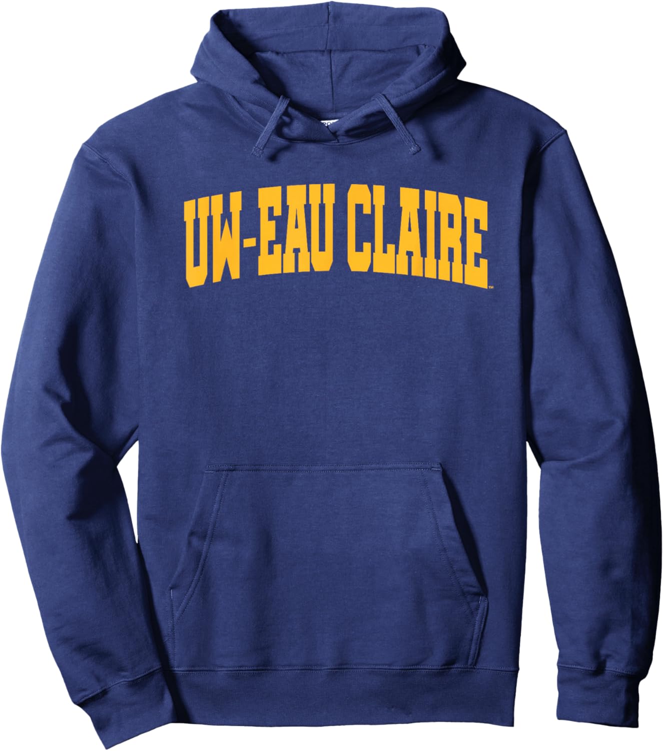 University of Wisconsin-Eau Claire Blugolds School Name Arch Hoodie - Hoodie | Navy