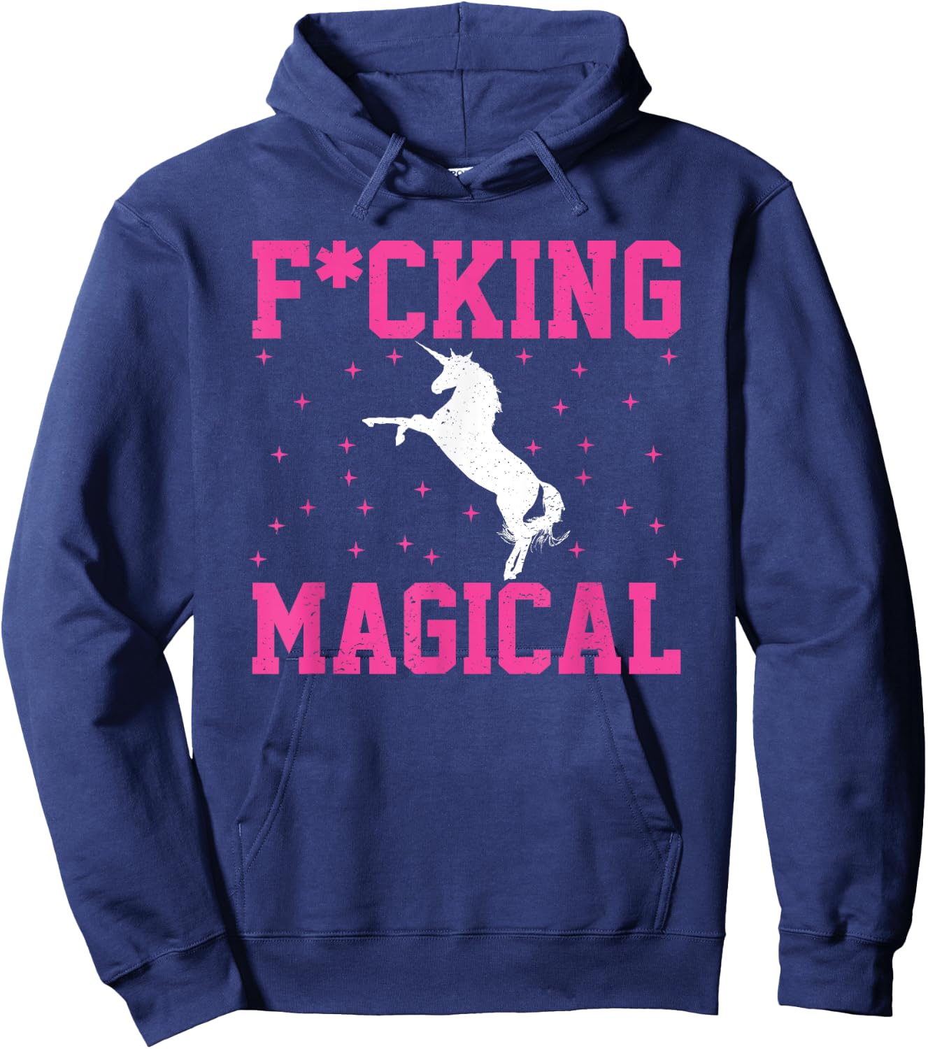 Fucking Magical Fcking As F Fuck Retro Vintage Bday Gift Hoodie - Hoodie | Navy