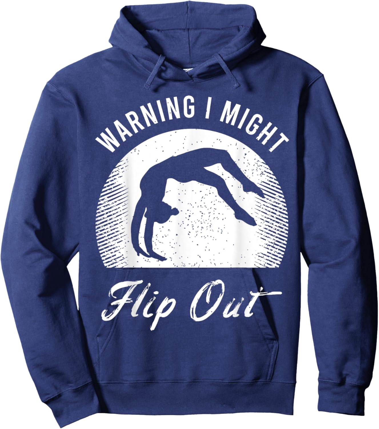 Funny Acrobatics Saying for a Tumbling Sport Gymnast Hoodie - Hoodie | Navy