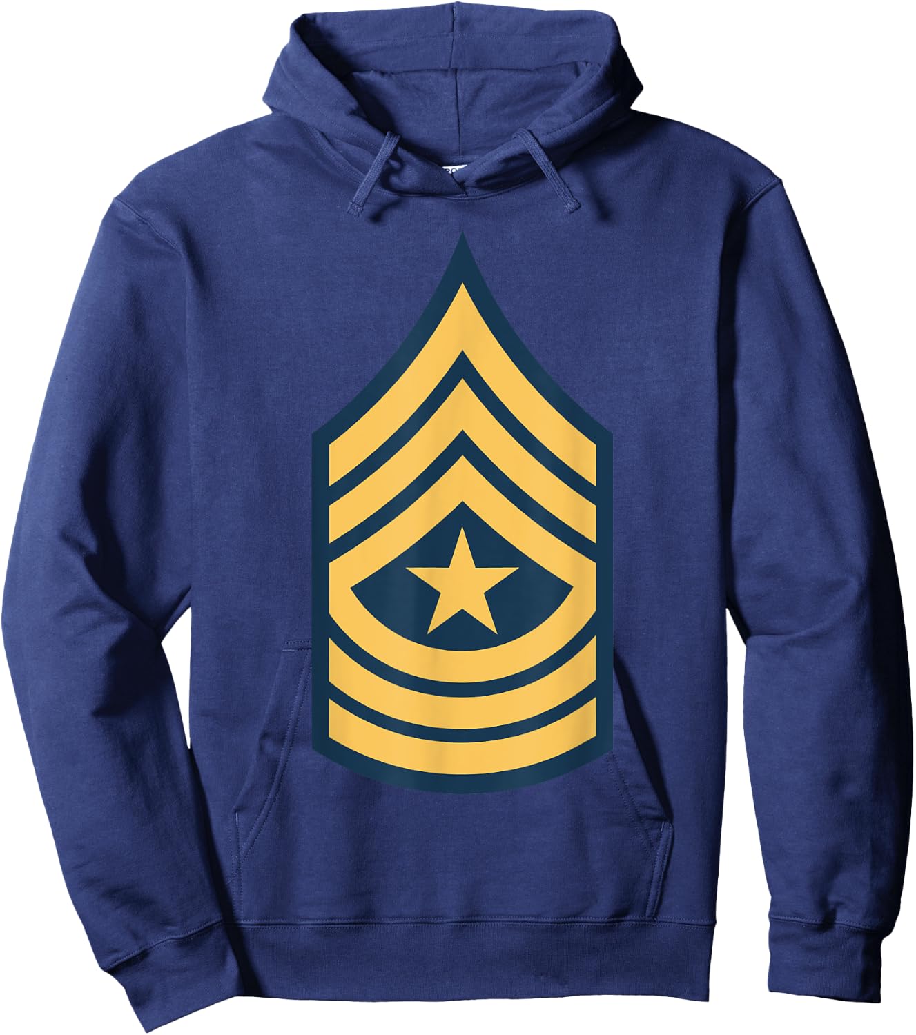 Army Sergeant Major E-9 Military Rank SGM Veteran Patriotic Hoodie - Hoodie | Navy