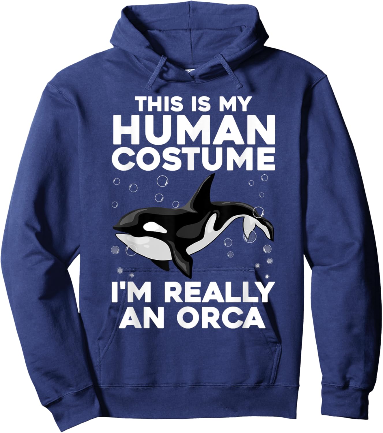 Cool Orca Design Women Sea Ocean Animal Orca Lover Hoodie - Hoodie | Navy