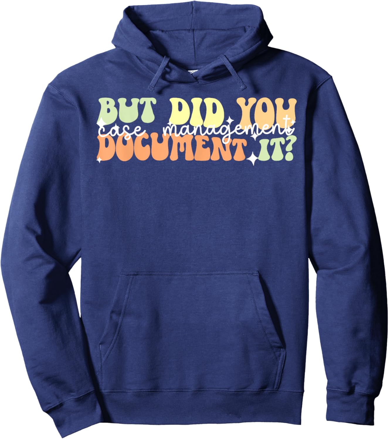 Case Manager Appreciation Case Manager Groovy Hoodie - Hoodie | Navy