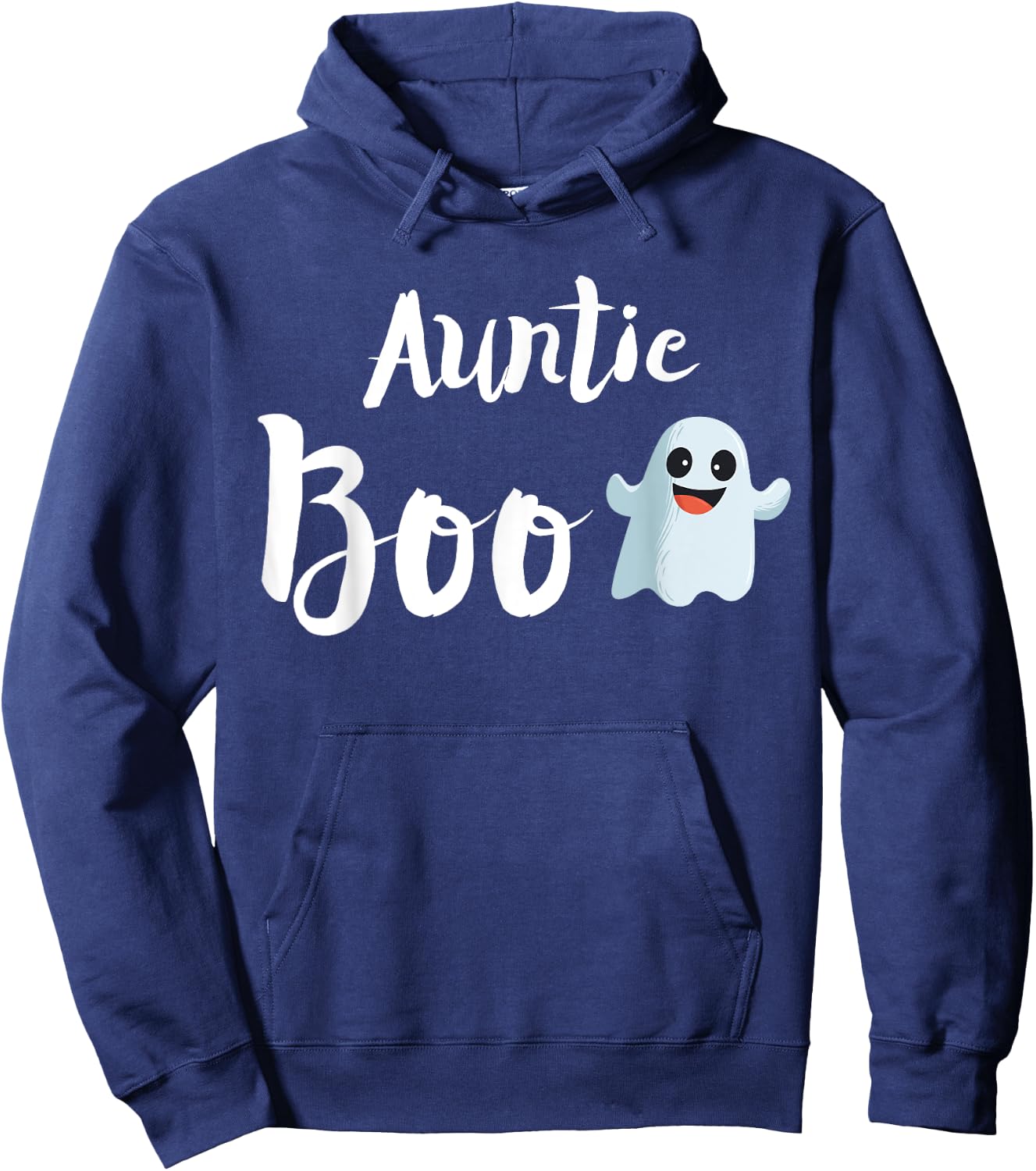 Auntie Boo Halloween Family Matching Ghost Aunt Shirt Hoodie - Hoodie | Navy