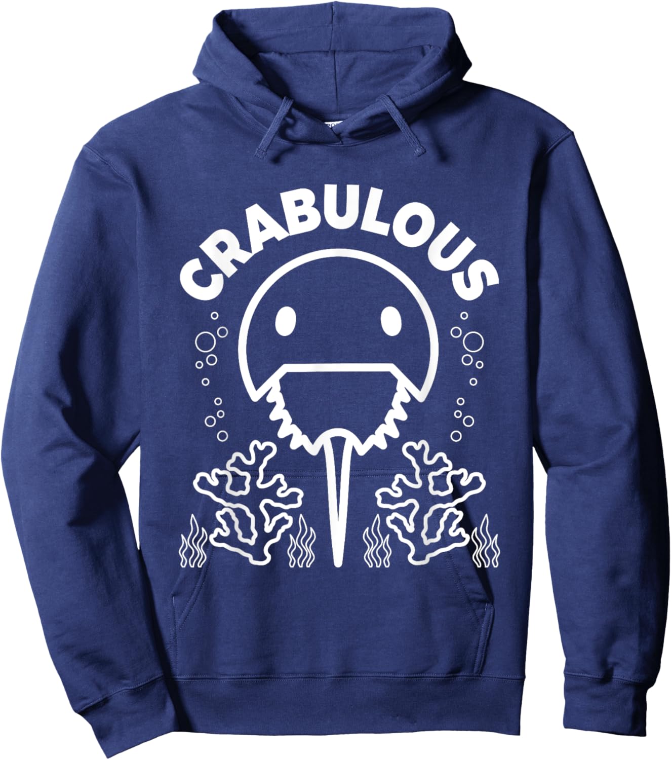 Crabulous Design for a Horseshoe crab lover Hoodie - Hoodie | Navy