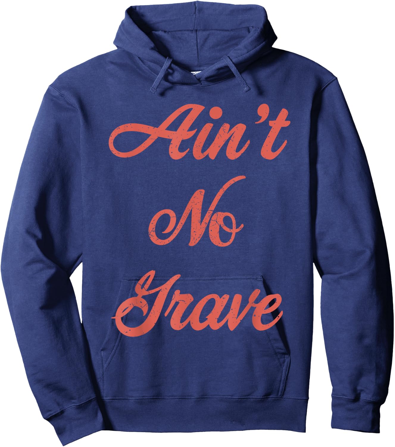 Ain't No Grave Matthew 28 6 Christian Scripture Quote Hoodie - Hoodie | Navy