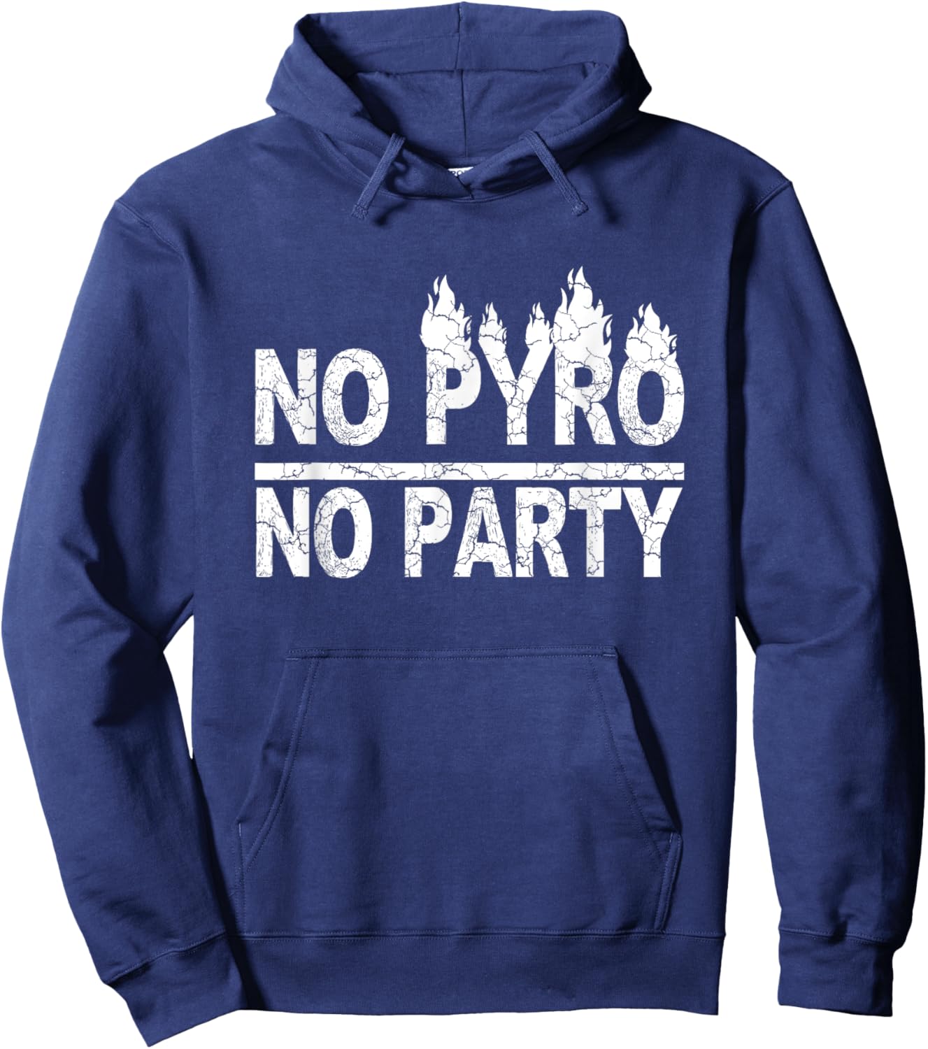 No Pyro No Party Pyrotechnics gift Hoodie - Hoodie | Navy
