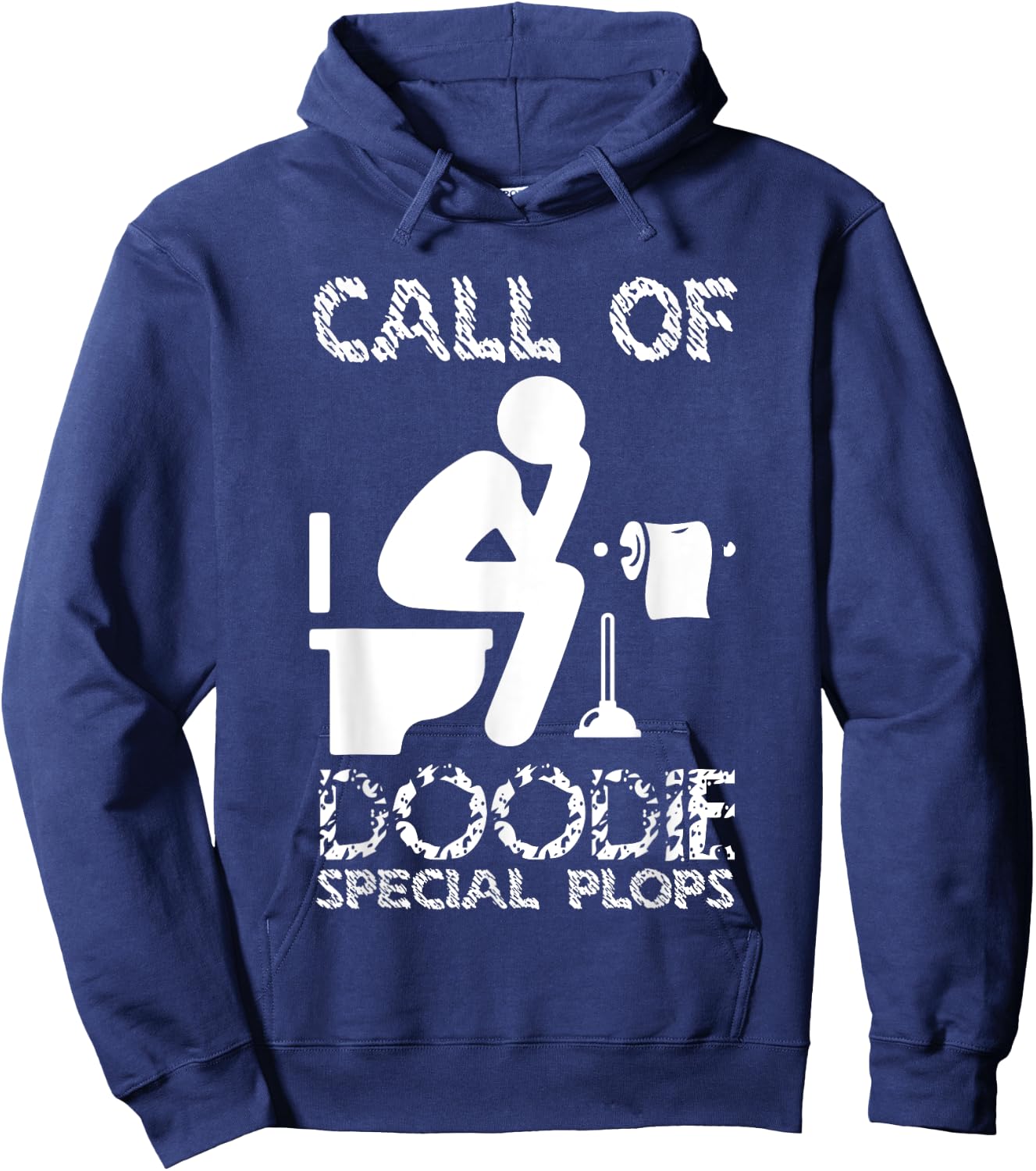 Call Of Doodie Special Plops Funny Nerd Gamer Design Hoodie - Hoodie | Navy