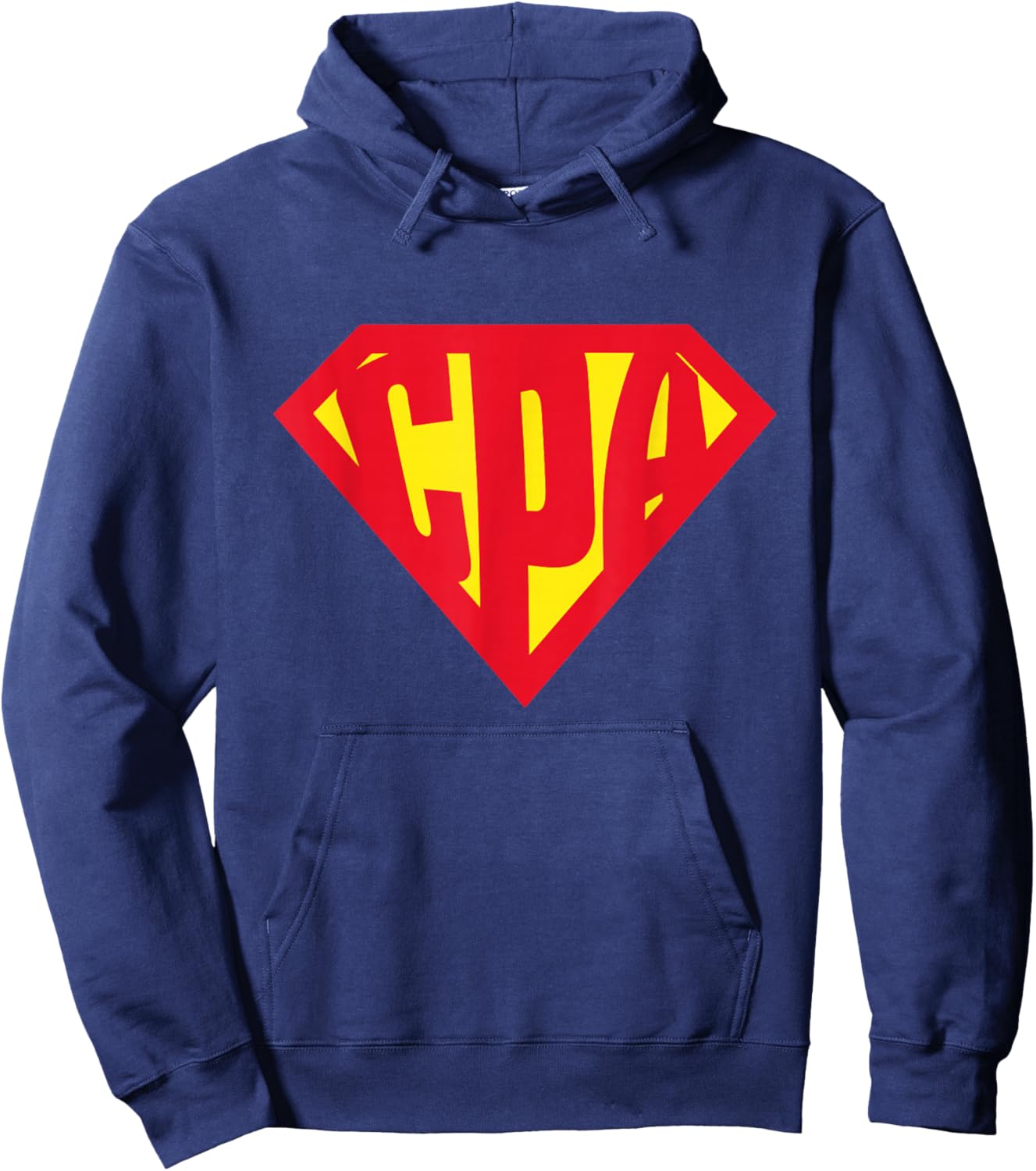 Superhero CPA Accountant Hoodie - Hoodie | Navy