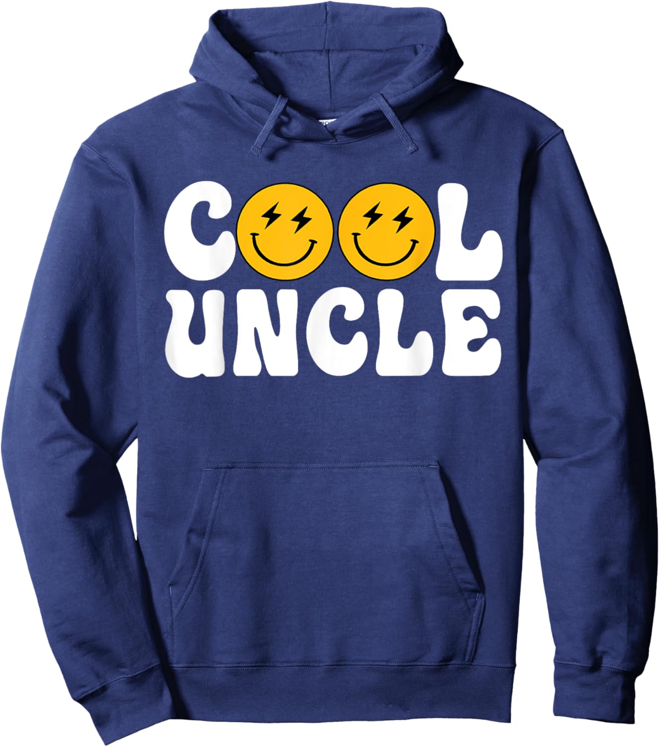 Uncle One Happy Dude Birthday Theme Family Matching Hoodie - Hoodie | Navy