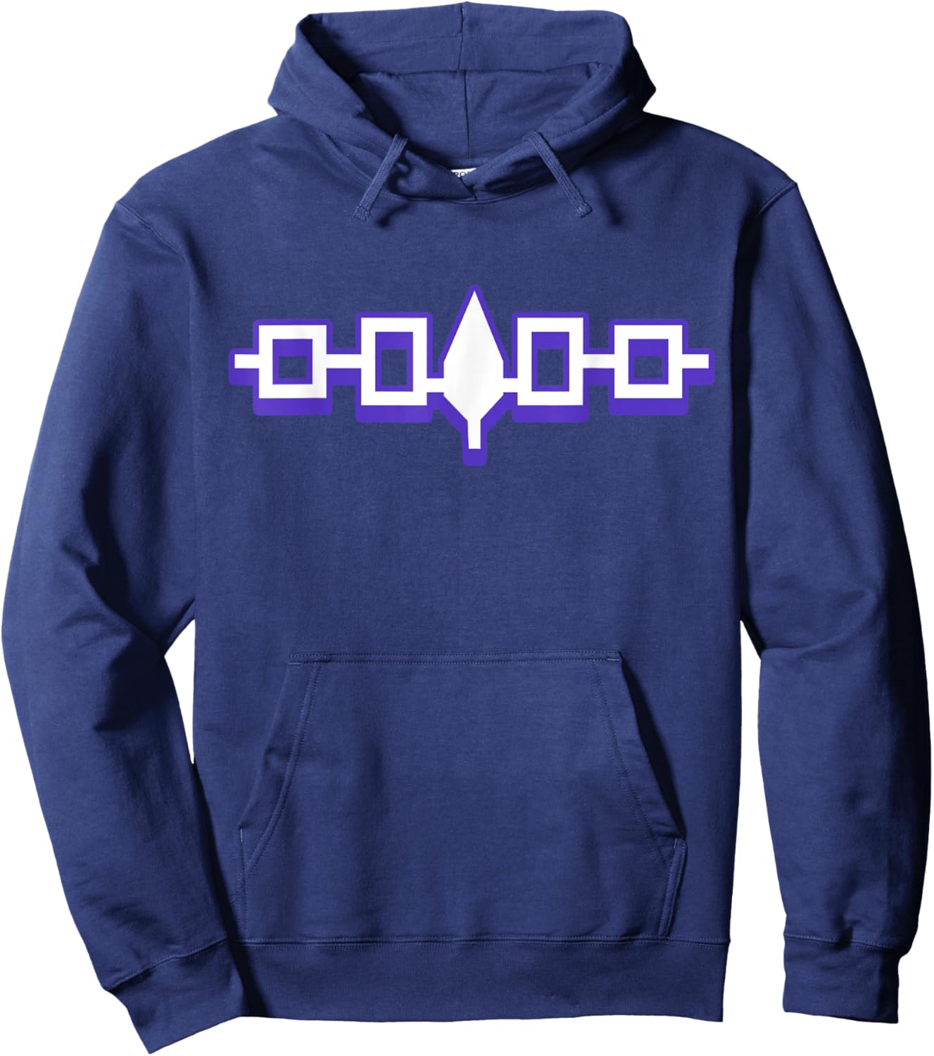 Iroquois Nation Flag Native American Haudenosaunee Hoodie - Hoodie | Navy