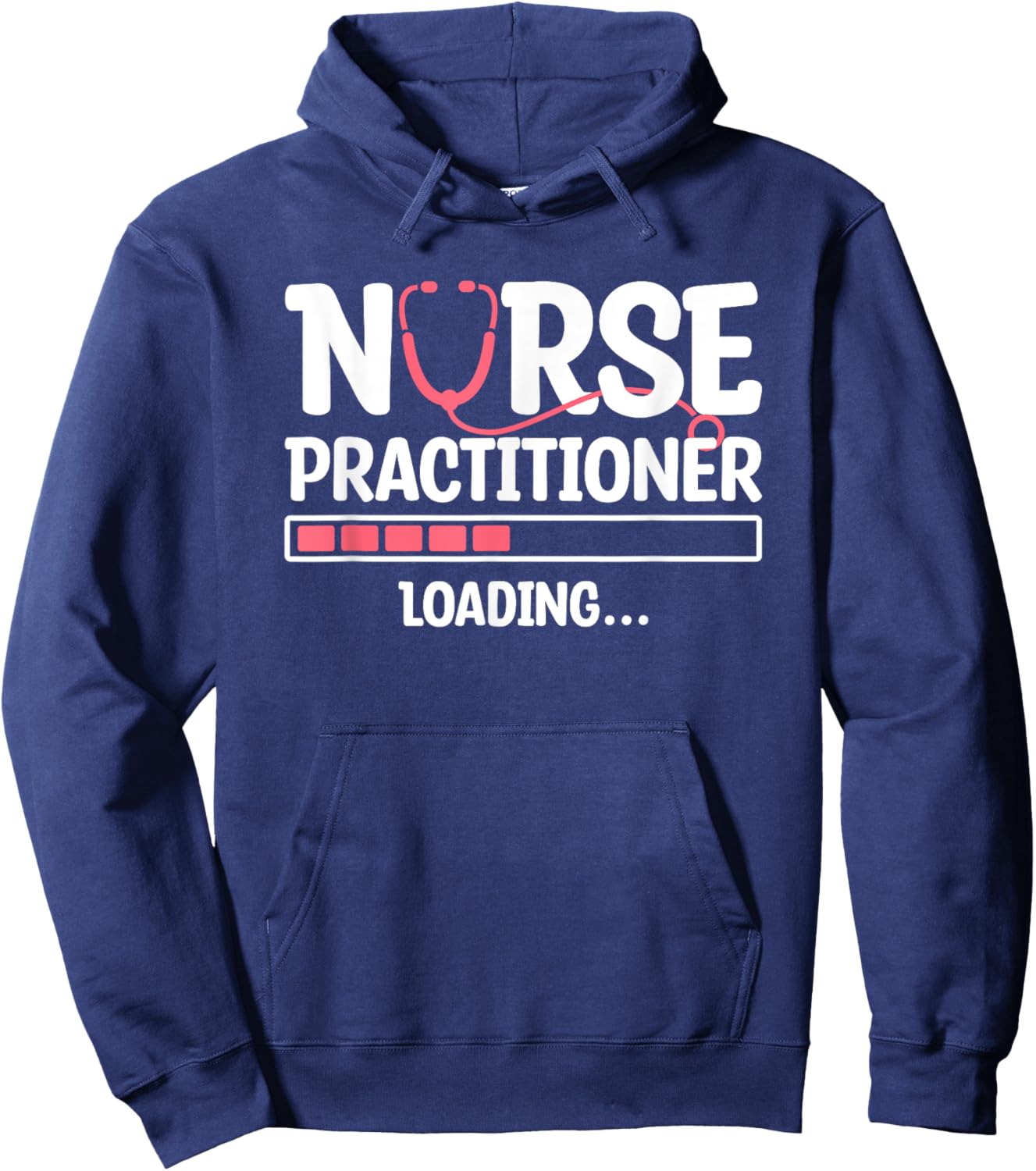 Nurse Practitioner Loading NP Nursing Nurses Hoodie - Hoodie | Navy