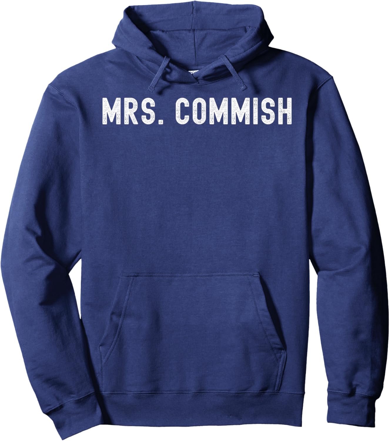 Mrs. Commish cute Fantasy Football commissioner wife FFL Hoodie - Hoodie | Navy