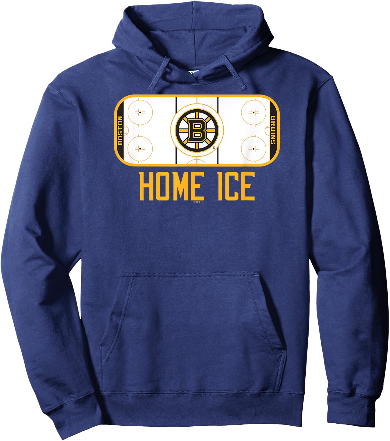 Boston Bruins Home Ice Black Officially Licensed Hoodie - Hoodie | Navy