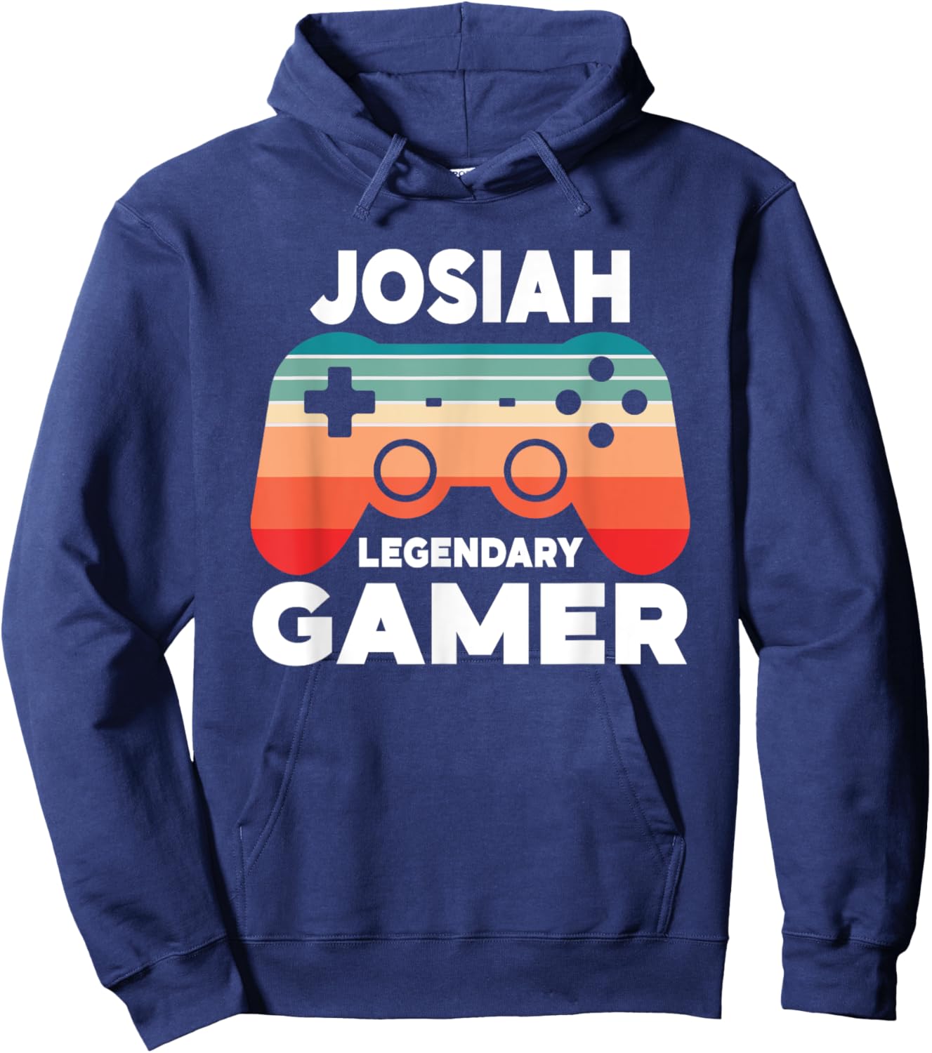 Josiah Legendary Gamer Funny Personalized Josiah Gamer Hoodie - Hoodie | Navy