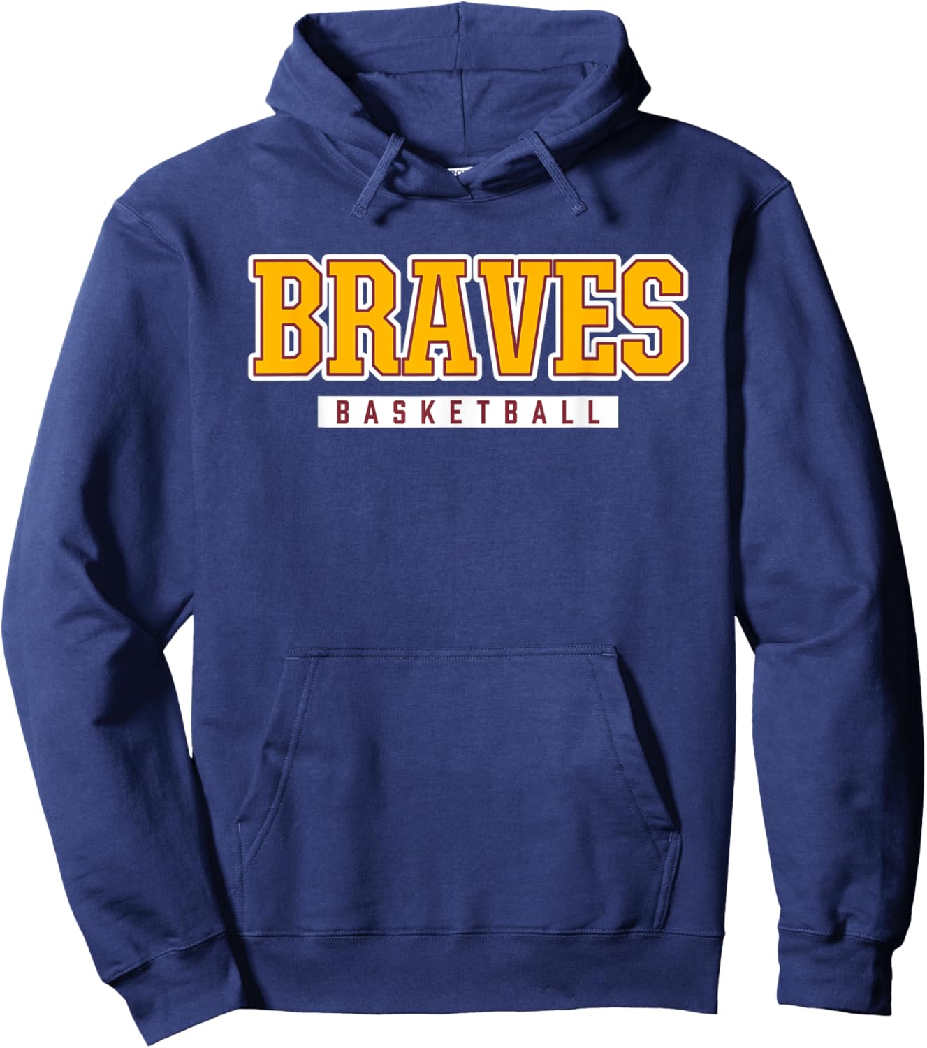 Braves Basketball Cherokee High School Hoodie - Hoodie | Navy