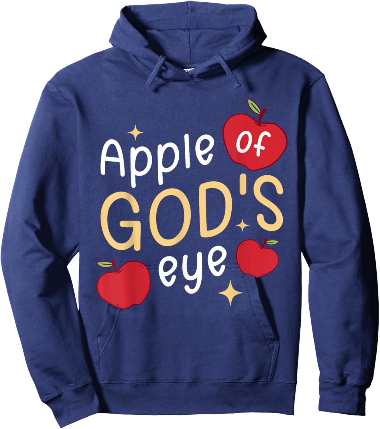 Apple Of God's Eye Apple Fruit Lover Hoodie - Hoodie | Navy