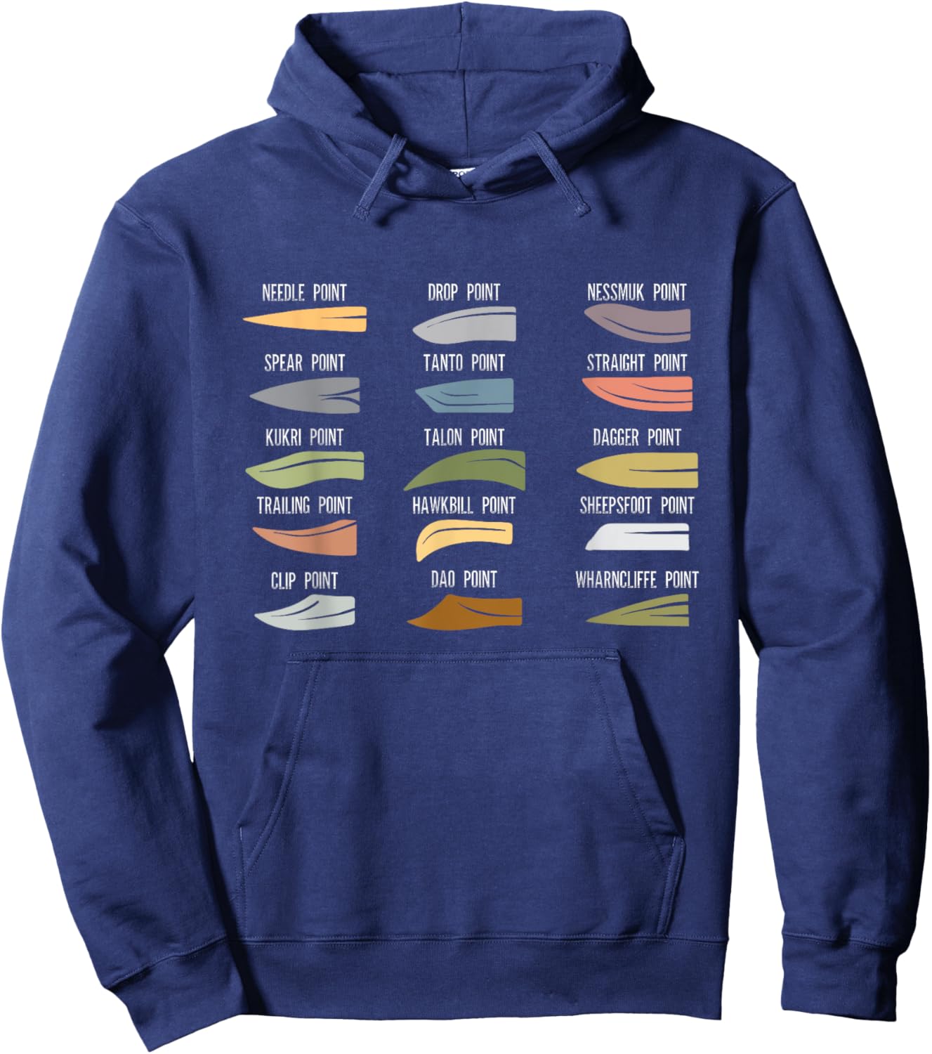 Blacksmith Fire Forged Knives Bladesmith Knife Forging Hoodie - Hoodie | Navy