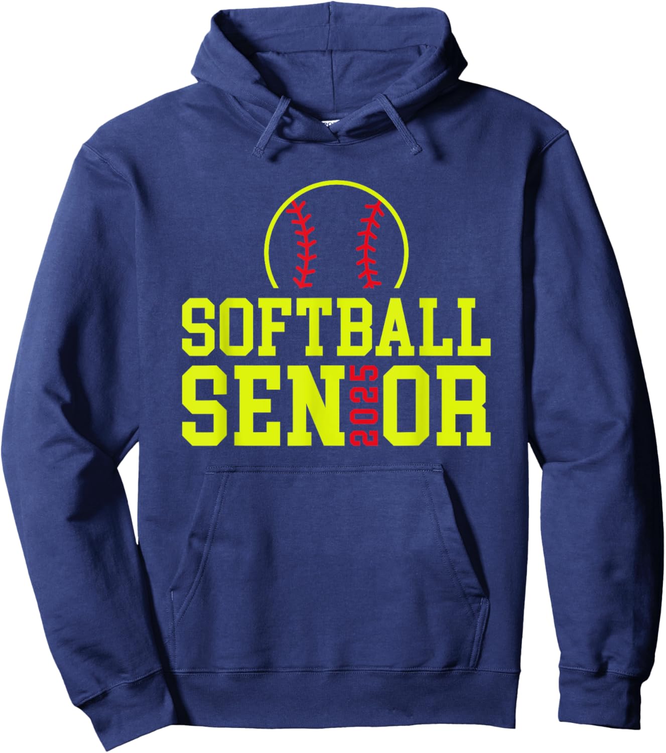 Class of 2025 Softball Senior Night Hoodie - Hoodie | Navy