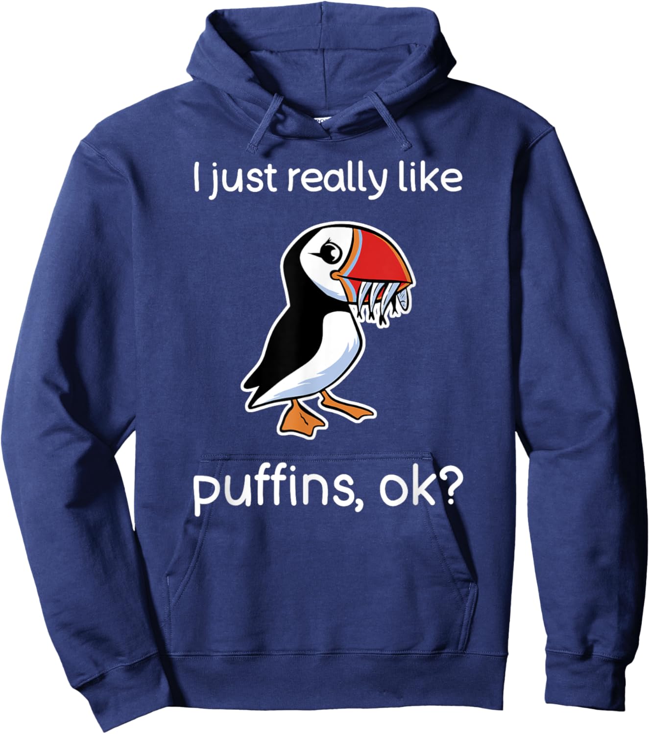 Funny Puffin Lover Shirt Cute Puffin Bird Puffins Hoodie - Hoodie | Navy