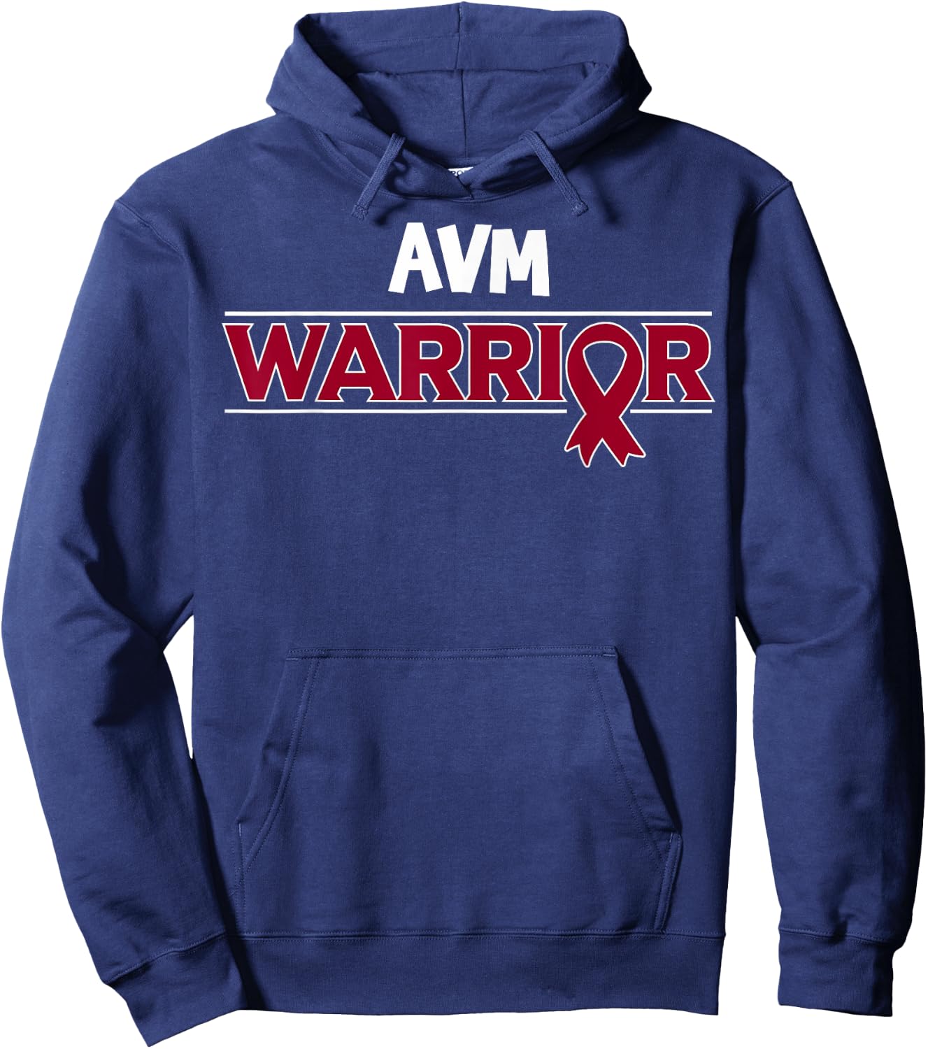 AVM Awareness - Arteriovenous Malformation Survivor Hoodie - Hoodie | Navy