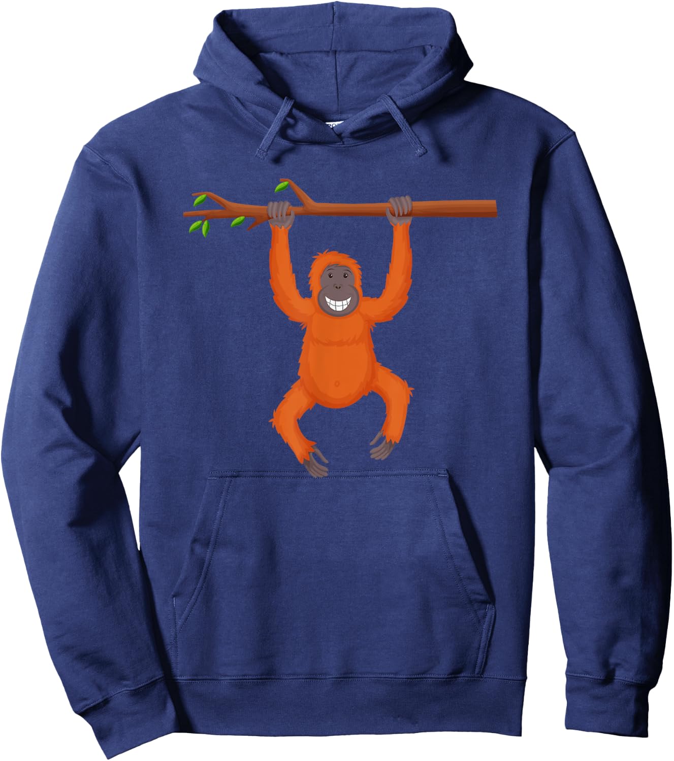 Cool Orangutan Art Women Kids Orangutan Apes Lover Hoodie - Hoodie | Navy