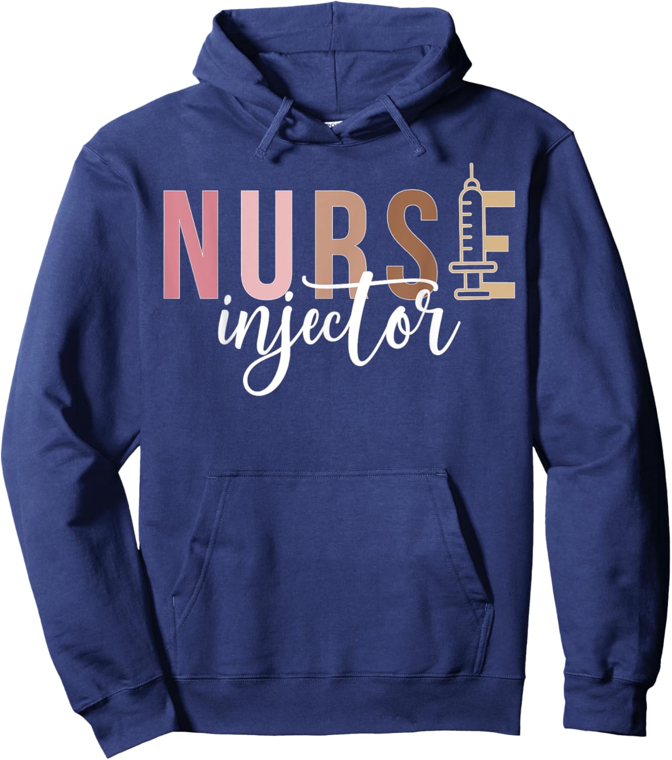 Boho Nurse Injector Aesthetic Nurse Injector Hoodie - Hoodie | Navy
